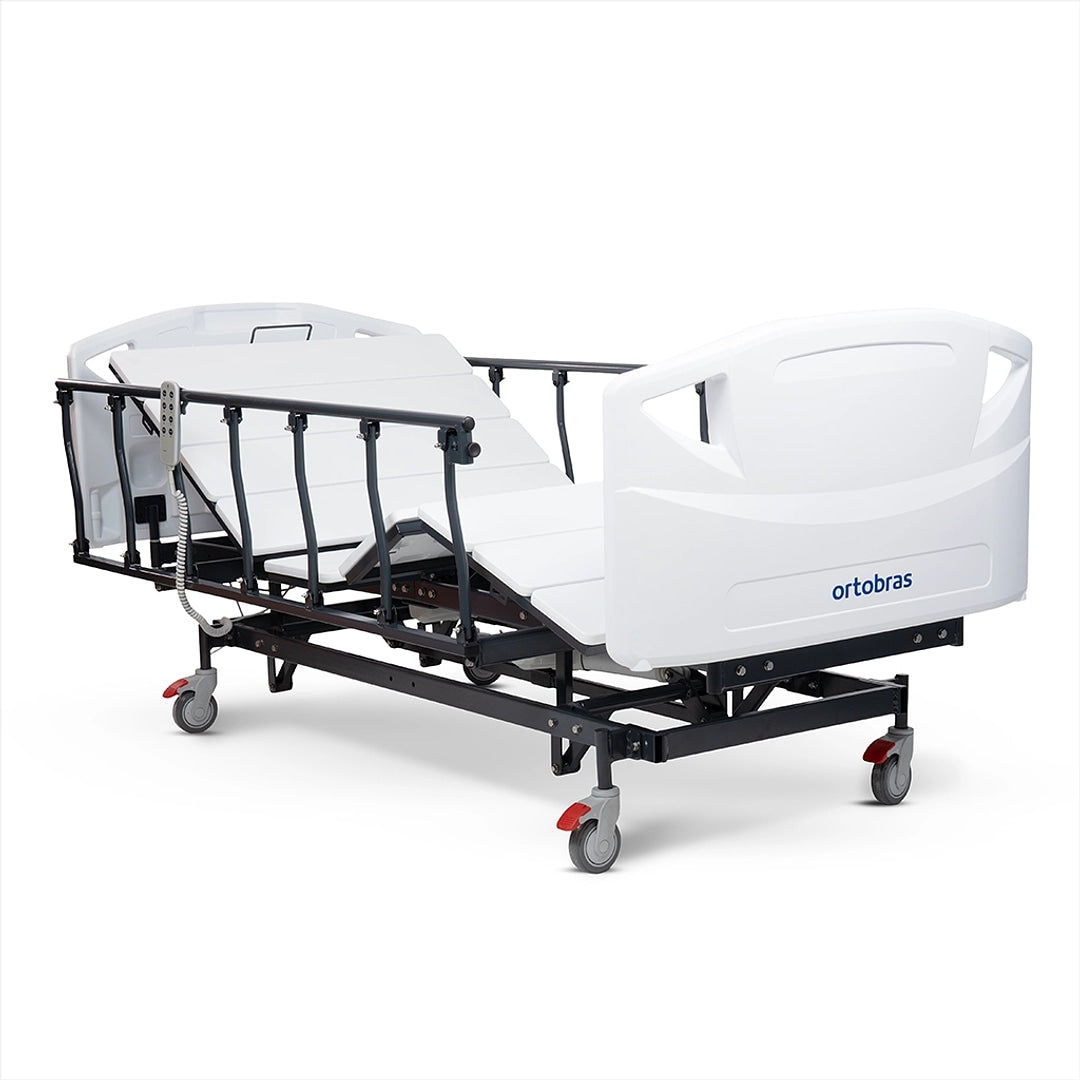 Cama Elétrica Bett Care PEAD (Grade em Aço) Ortobras - 3 Movimentos