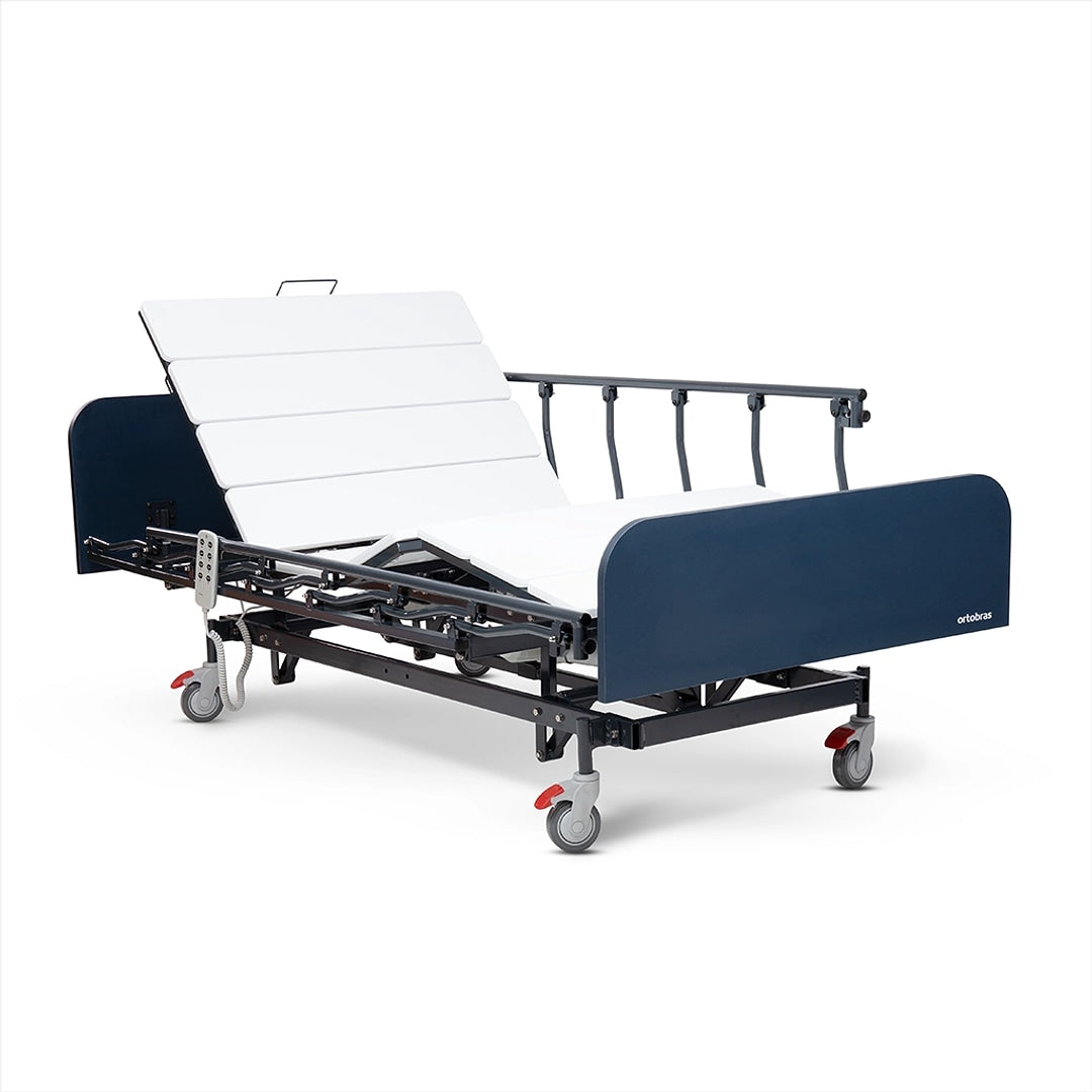 Cama Hospitalar Motorizada Bett Care MDF - Ajuste de Altura e Inclinação - Ortobras