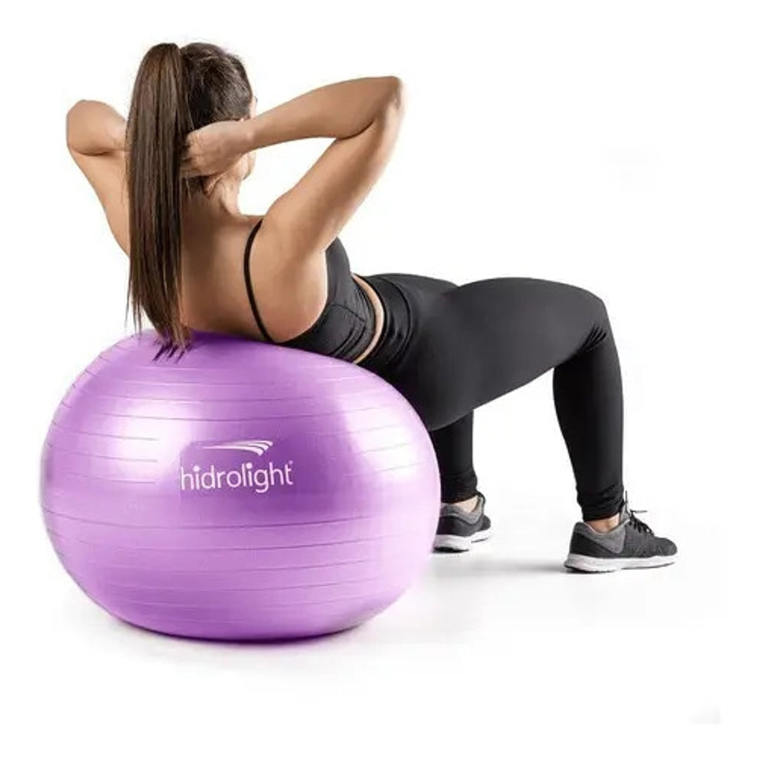 Bola de Exercícios Roxa 65 cm - Hidrolight - Pilates, Yoga e Fisioterapia