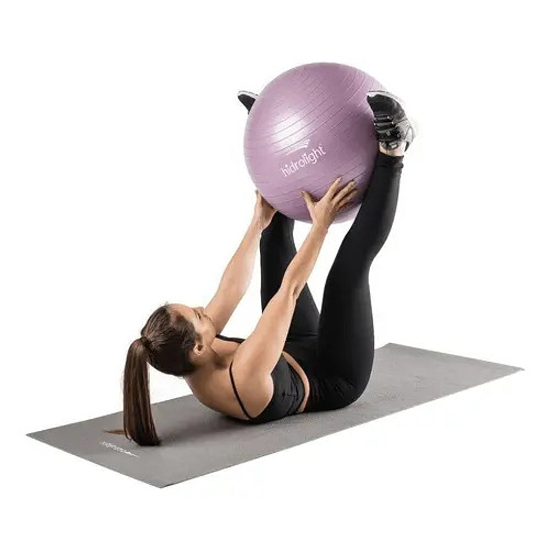 Bola de Exercícios Roxa 65 cm - Hidrolight - Pilates, Yoga e Fisioterapia