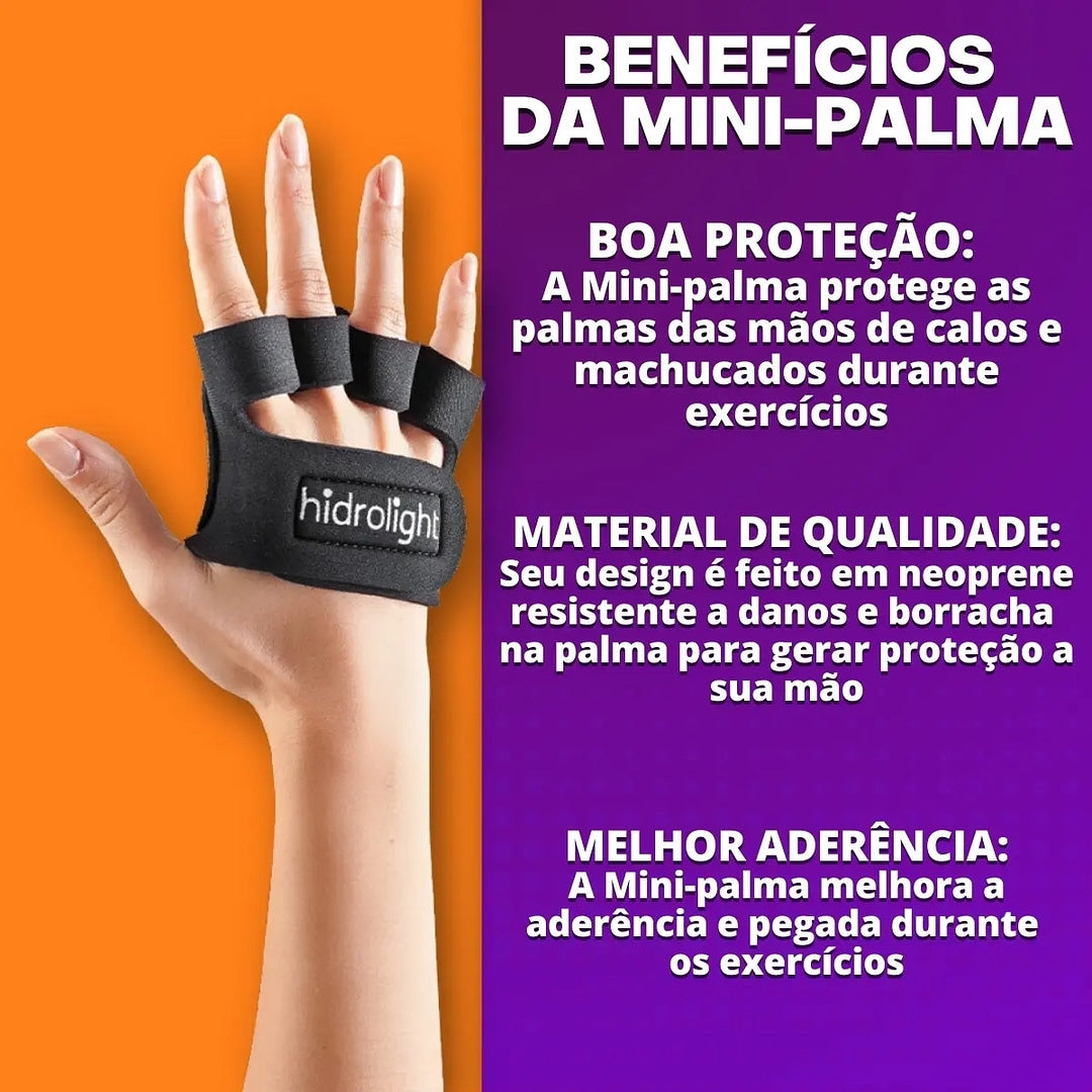 Luva Academia Mini Palma de Neoprene Antiderrapante - Hidrolight