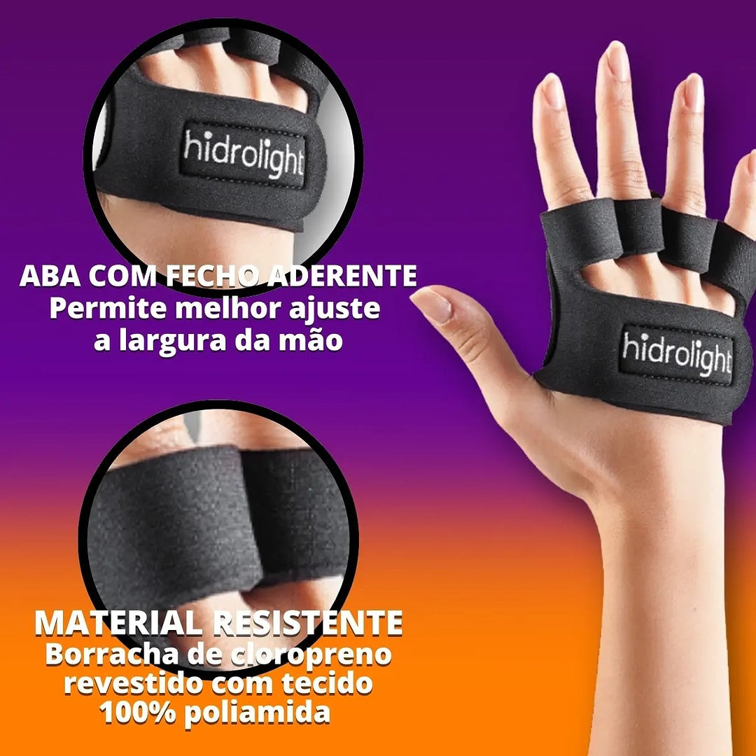 Luva Academia Mini Palma de Neoprene Antiderrapante - Hidrolight