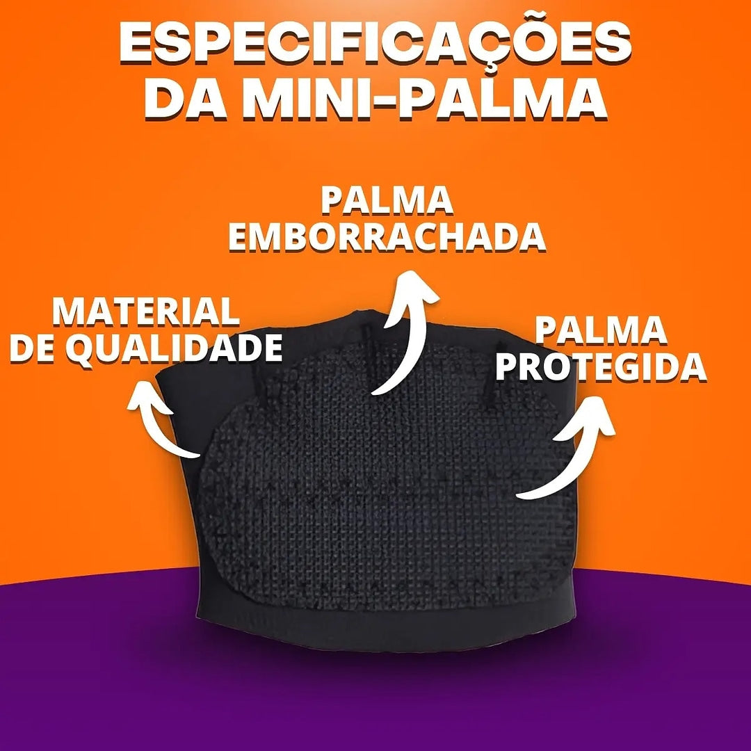 Luva Academia Mini Palma de Neoprene Antiderrapante - Hidrolight