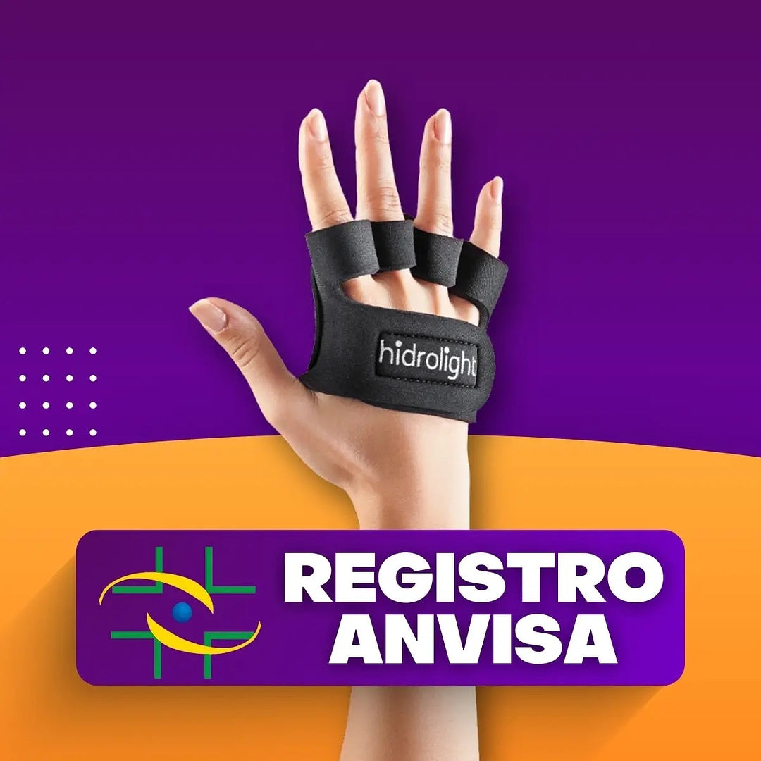 Luva Academia Mini Palma de Neoprene Antiderrapante - Hidrolight