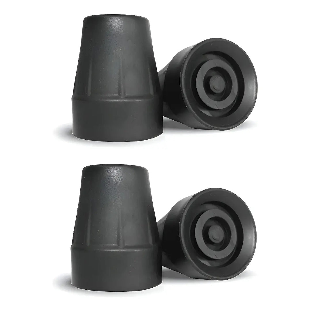 Ponteira 19MM Preta para Muleta e Bengala - Dellamed