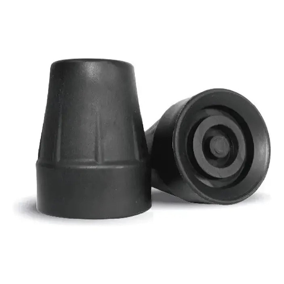 Ponteira 19MM Preta para Muleta e Bengala - Dellamed