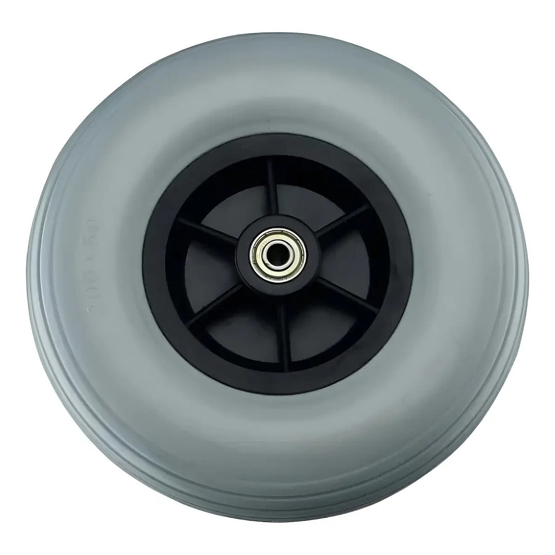Roda Dianteira Pneu Maciço Aro 8" para Cadeira de Rodas D400 - Dellamed
