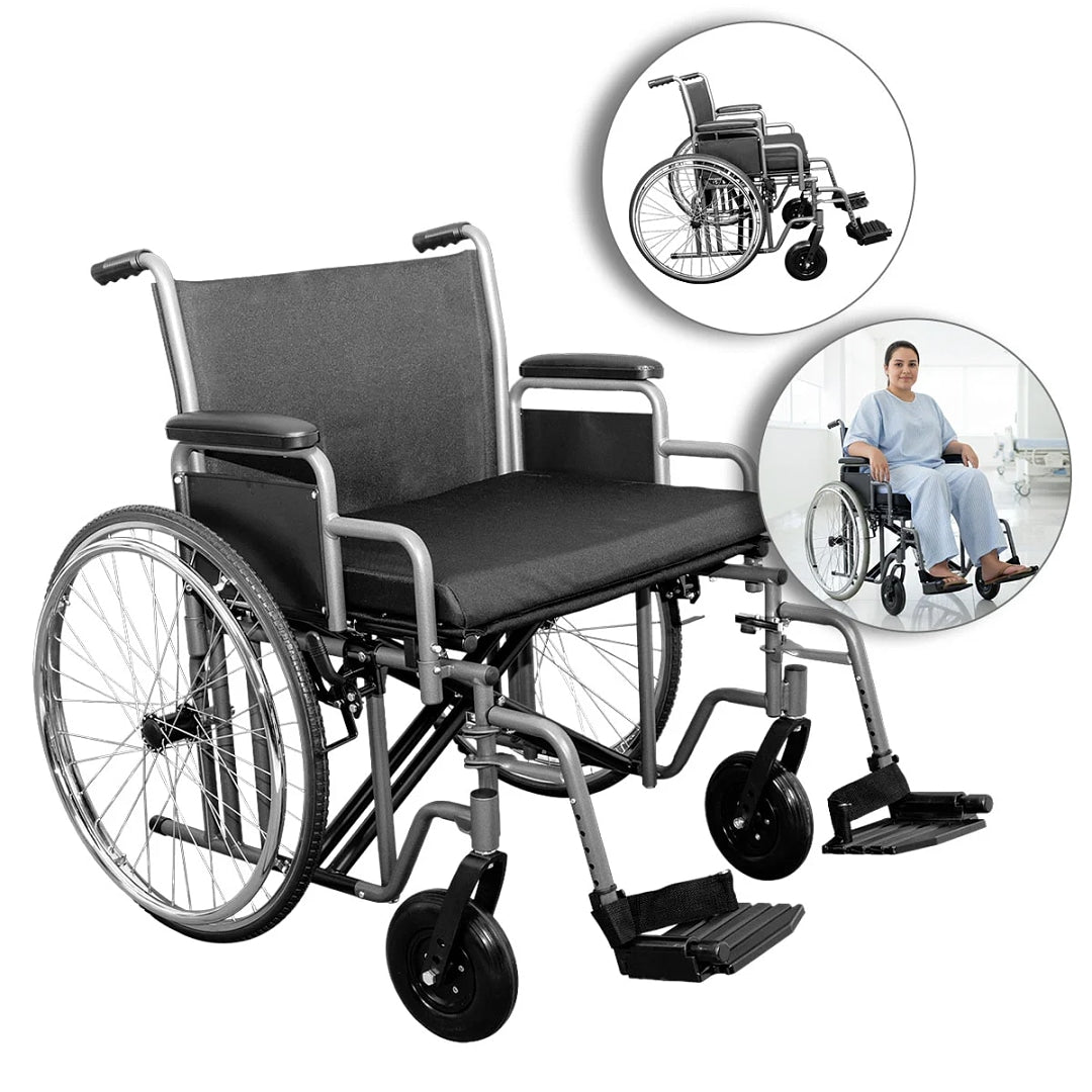 Cadeira De Rodas Plus Size - Até 250kg -  Hidrolight