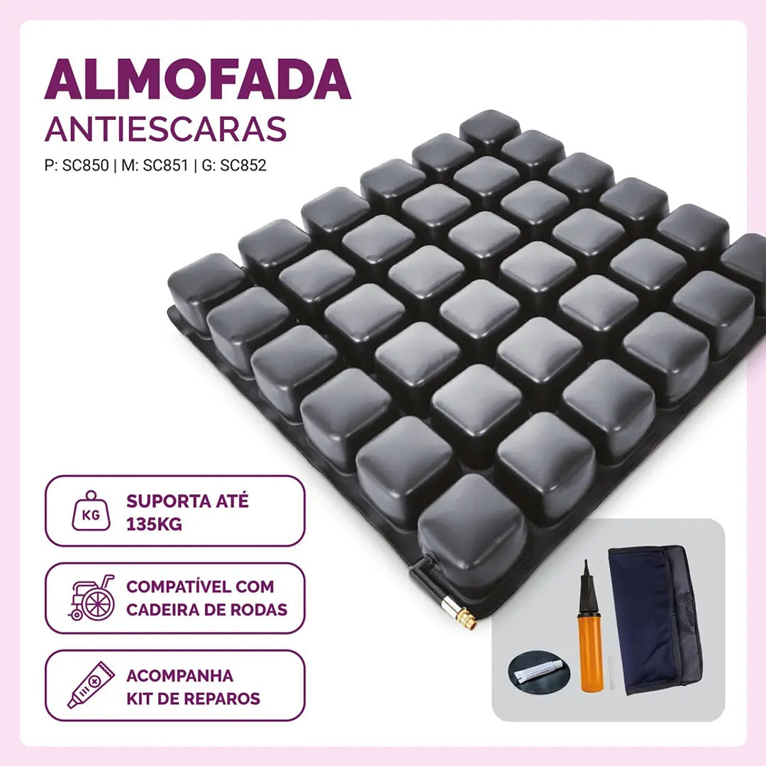 Almofada Anti Escaras Hidrolight 46cm - Conforto e Prevenção