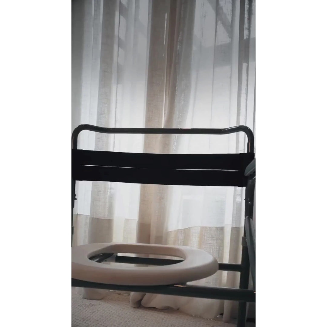 Cadeira de Banho S50 Preta Dobrável - Supermedy - OUTLET