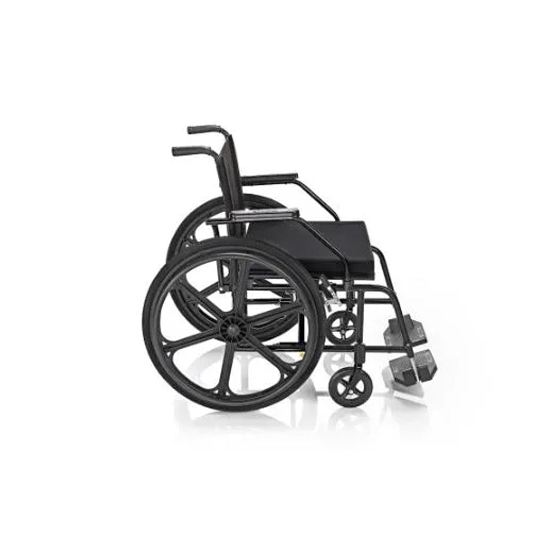 Cadeira de Rodas Prática 44cm - Prolife - Pneu Maciço - Até 100kg