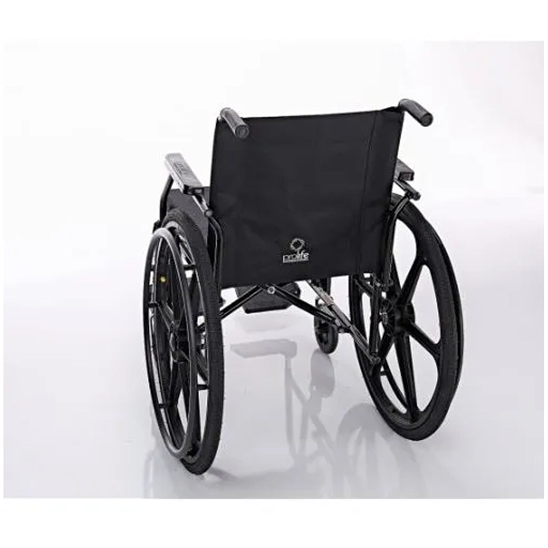 Cadeira de Rodas Prática 44cm - Prolife - Pneu Maciço - Até 100kg