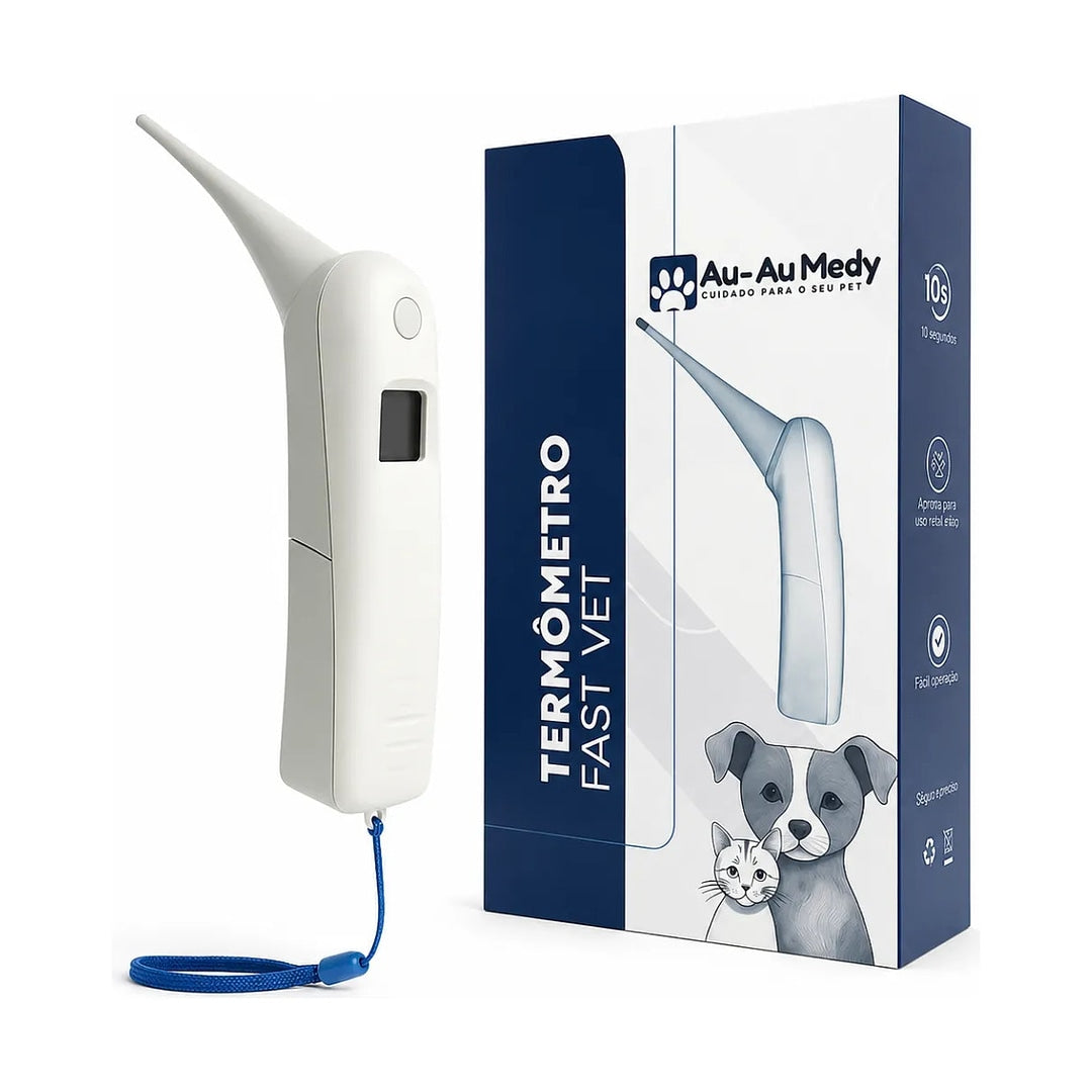 Termômetro Digital Veterinário - Fastvet Au-au Medy - Supermedy