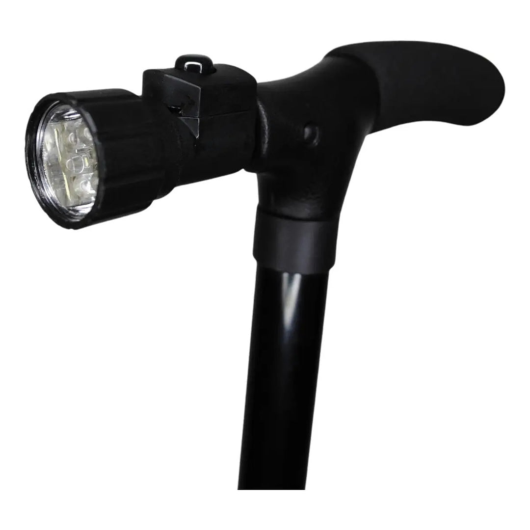 Bengala Ortopédica Dobrável com Luz LED e 4 Apoios - Supermedy