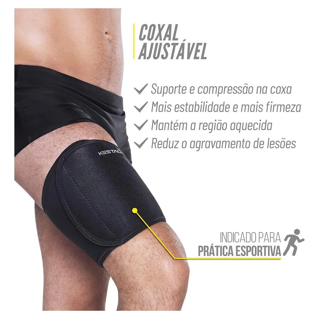 Coxal Ajustável Ortopédico de Neoprene - Kestal - Tamanho Único
