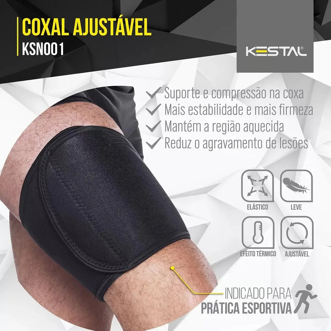 Coxal Ajustável Ortopédico de Neoprene - Kestal - Tamanho Único