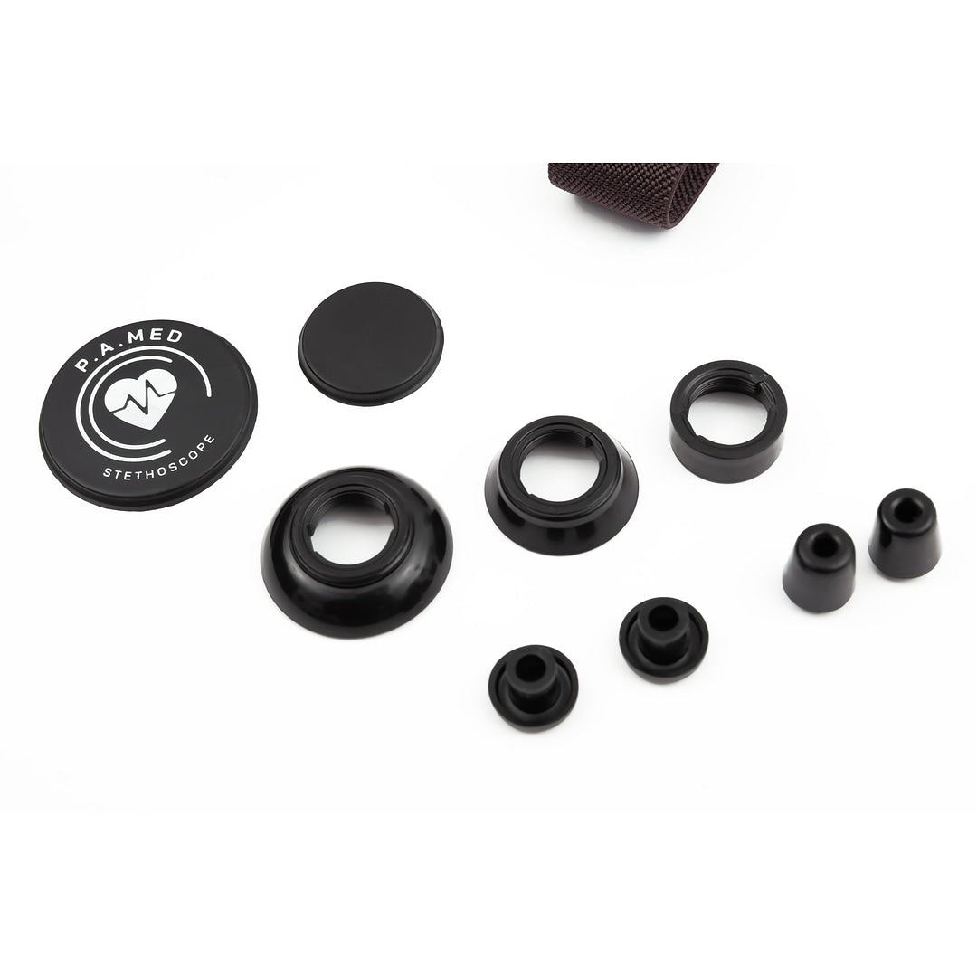 Kit Acadêmico Total Black com Bolsa Ergonômica Preta Rainbow - PA MED