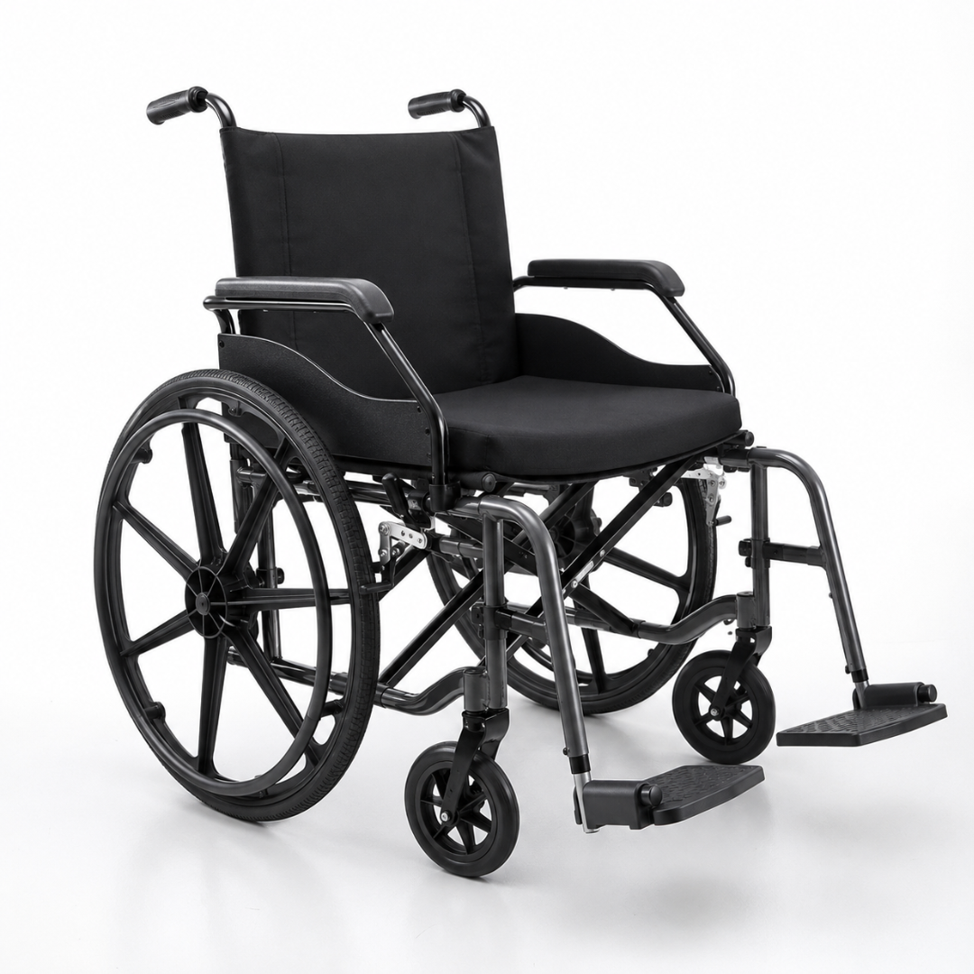 Cadeira De Rodas Obeso Dobrável Plus - 52cm 130kg Manual - Prolife (1010118)