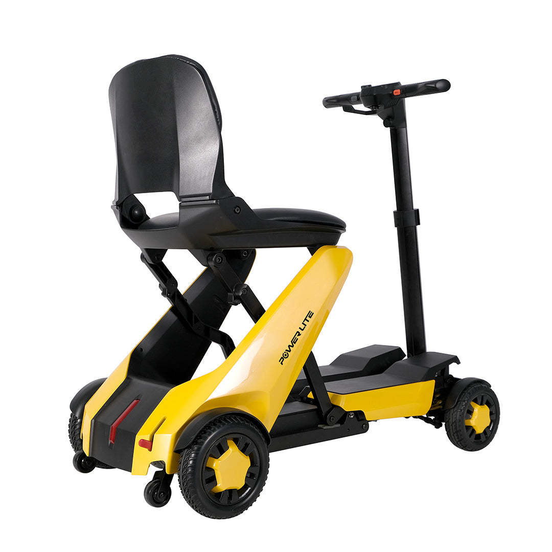Scooter Motorizada Dobrável Easy Go Amarela - Power Lite