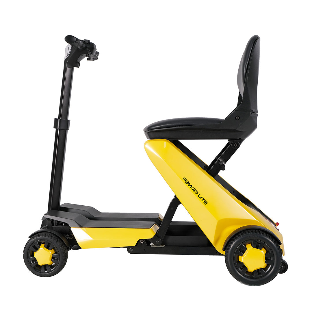 Scooter Motorizada Dobrável Easy Go Amarela - Power Lite
