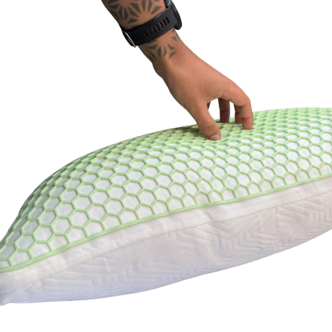 Travesseiro Gel Elastico Verde - Supermedy