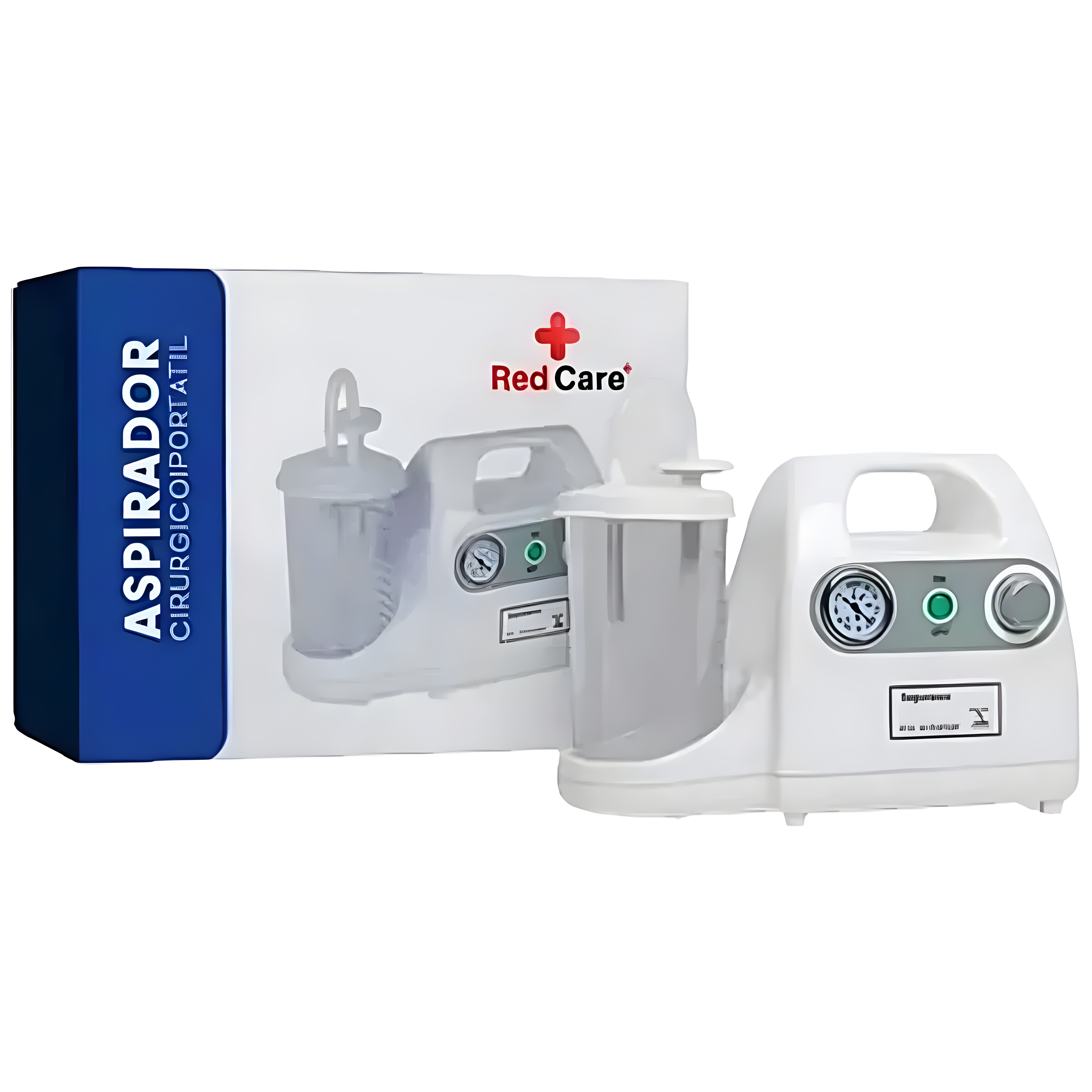 Aspirador Cirúrgico de Fluidos e Secreções Portátil Redcare - Supermedy + E-book