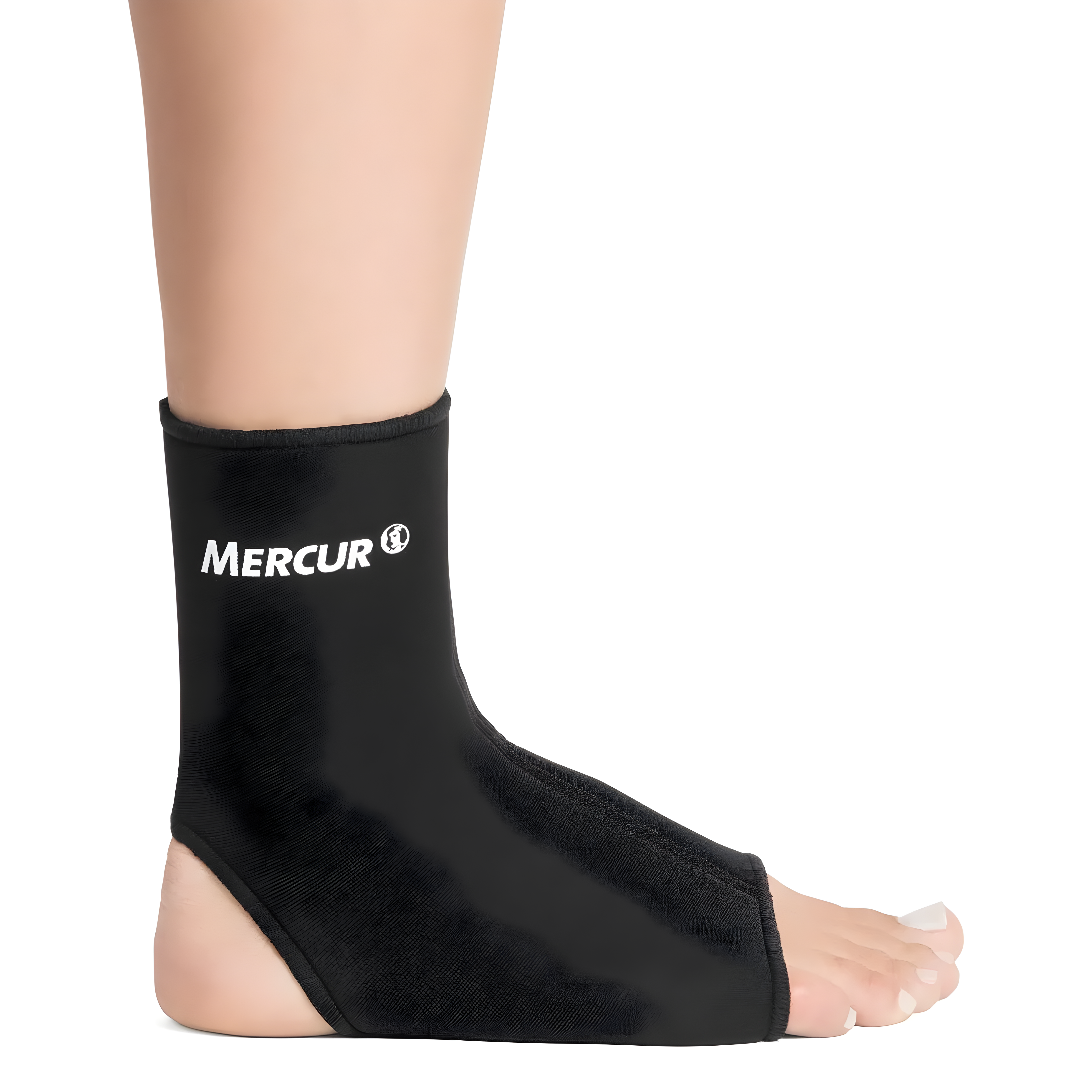 Tornozeleira Esporte Neoprene Mercur - Par - Ortopédica Corrida Treino Futebol
