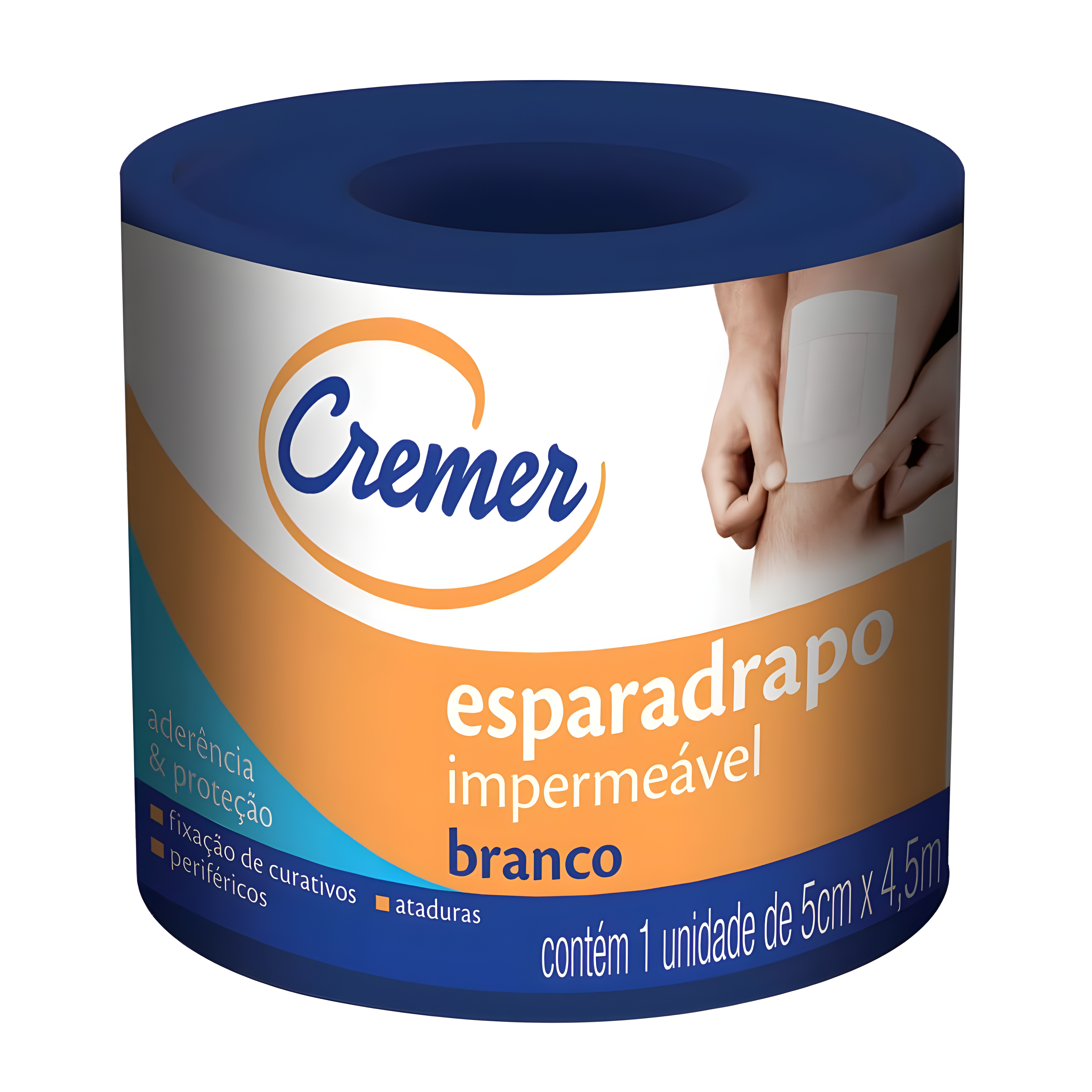 Esparadrapo com Capa 5,0X4,5m Branco Cremer
