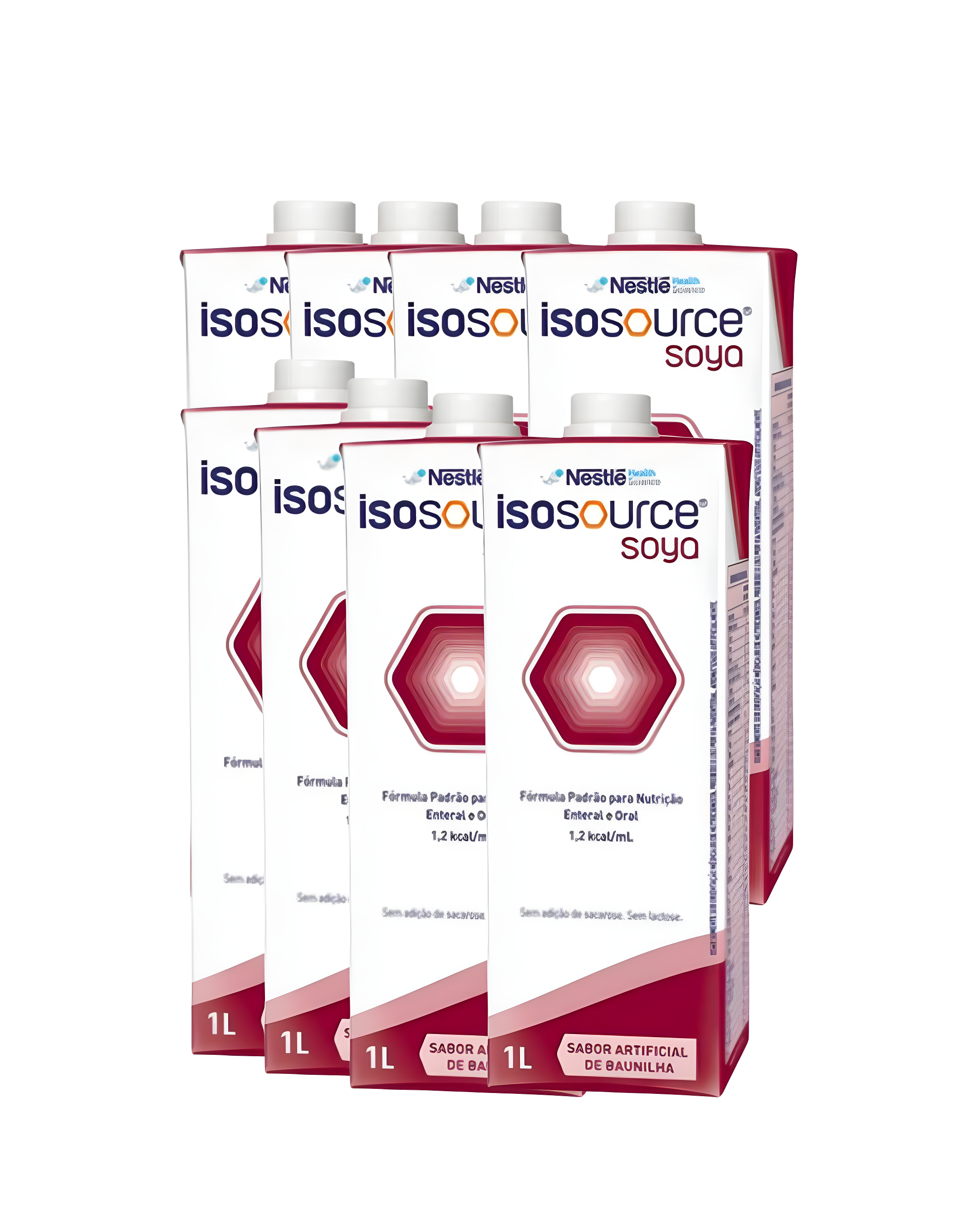 Isosource Soya 1.2kcal 1000ml Nestle 5Und + E-book