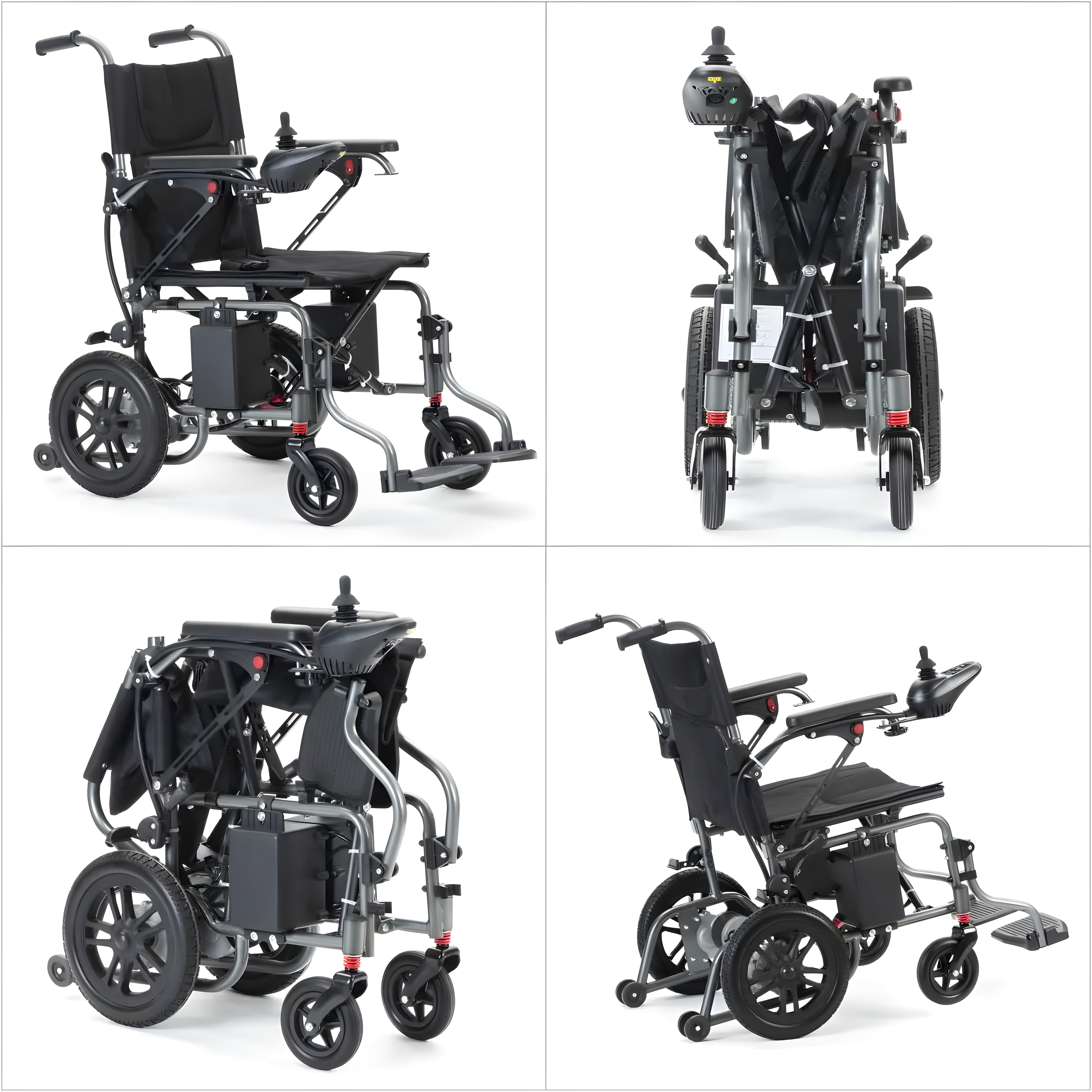 Cadeira de Rodas Motorizada W208-E Elétrica Leve Dobrável Winnermed