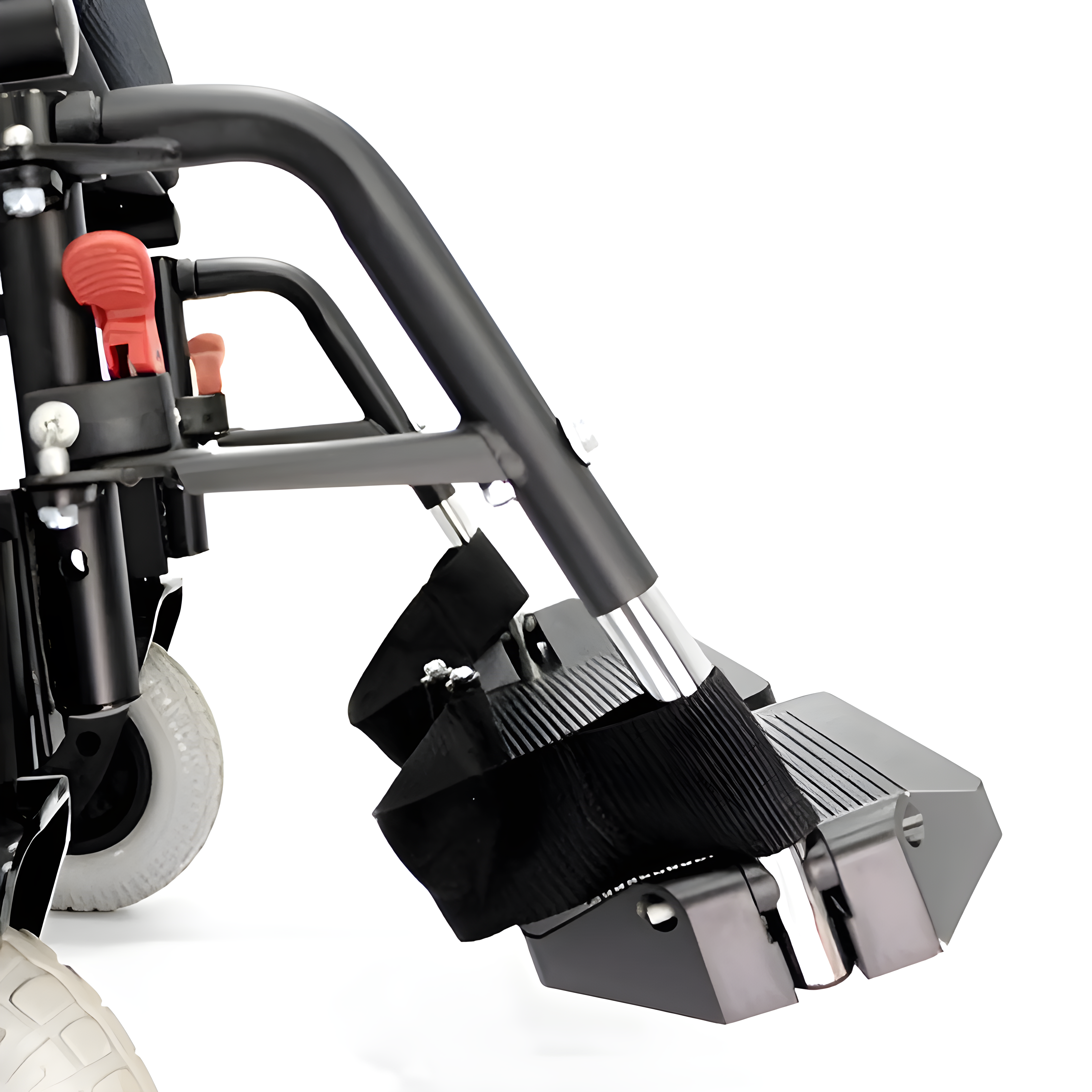 Cadeira de Rodas Motorizada Comfort Elétrica Praxis - com Almofada Acolchoada e Rodas Anti-Furo