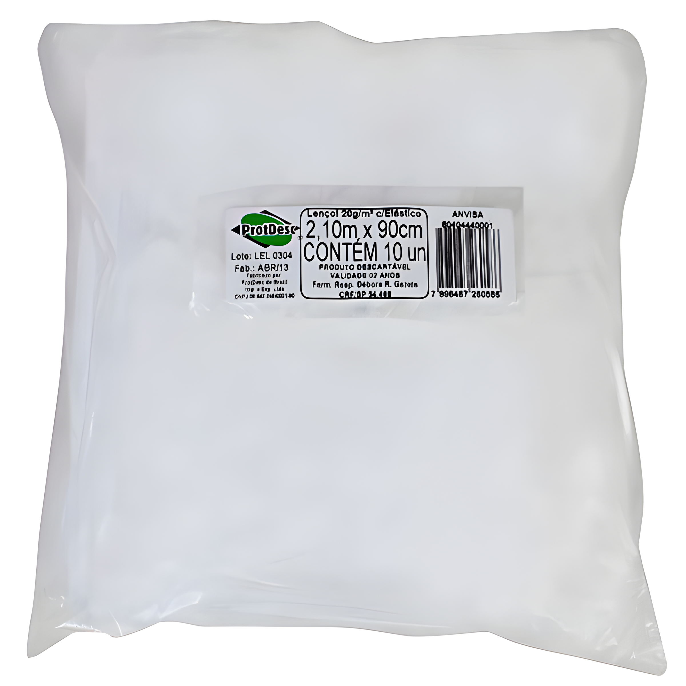 Lençol Descartável com Elástico Protdesc