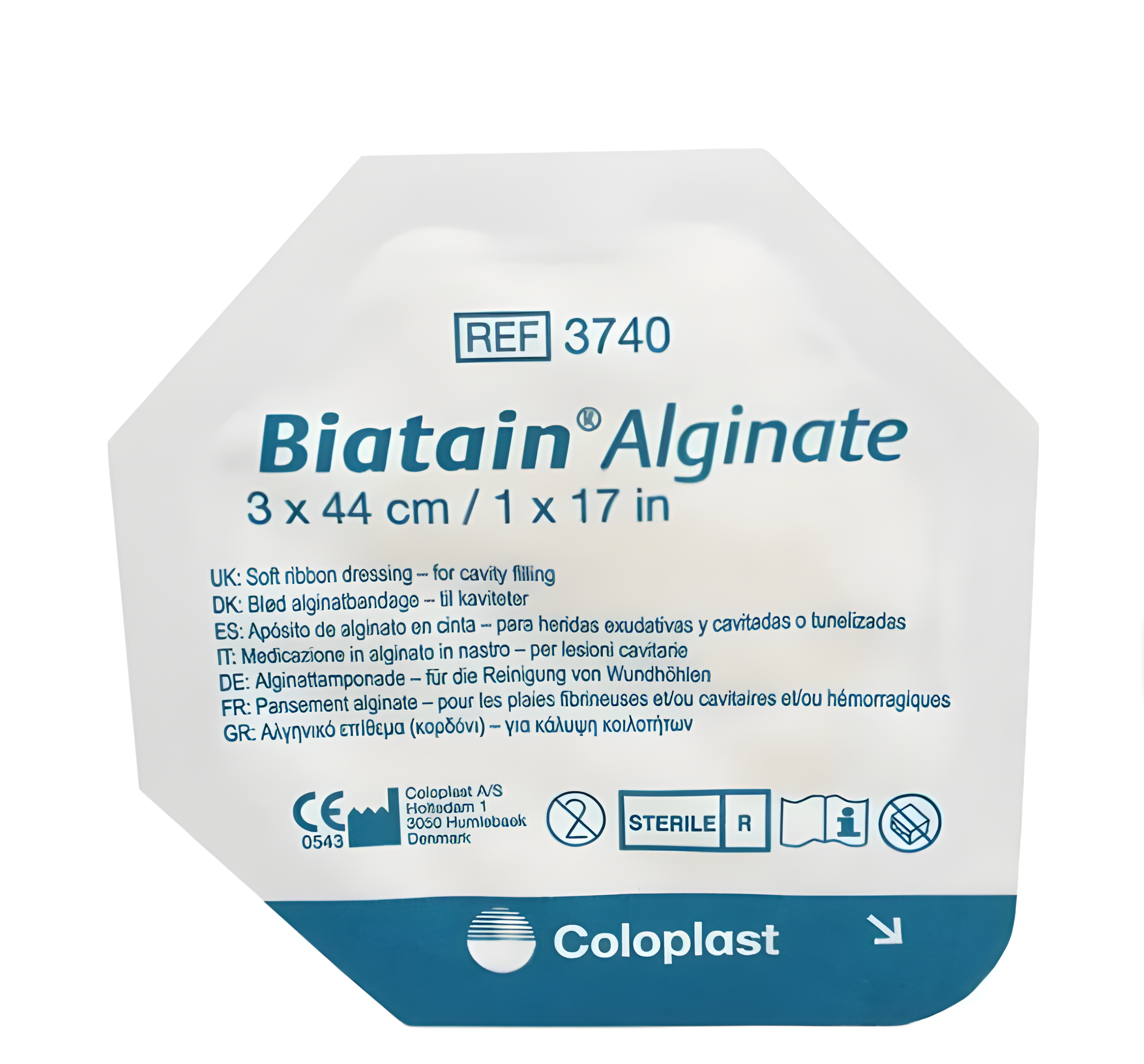 Biatain Alginato de Cálcio Fita 44cm Coloplast