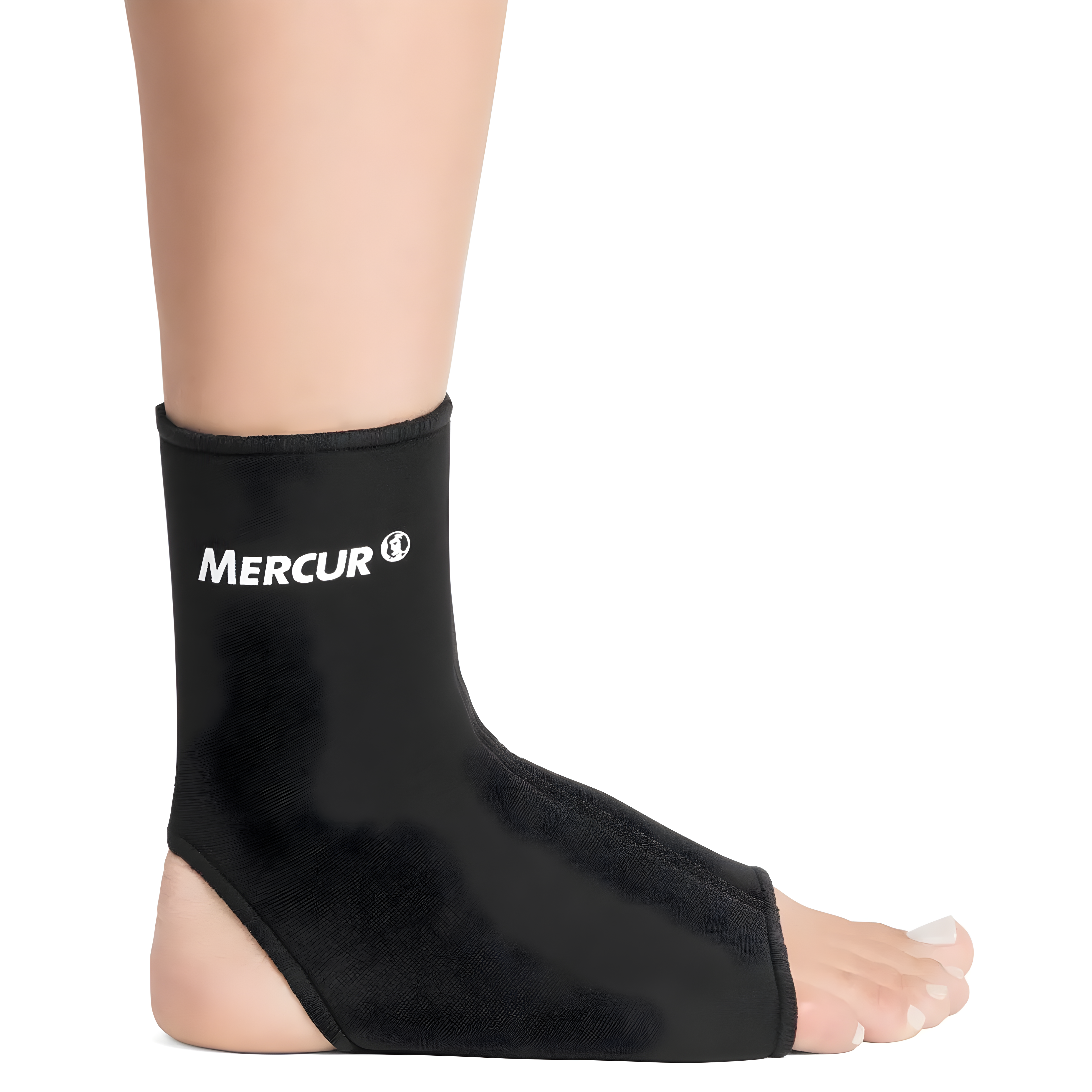 Tornozeleira com Zíper Preta BC0048 - Mercur