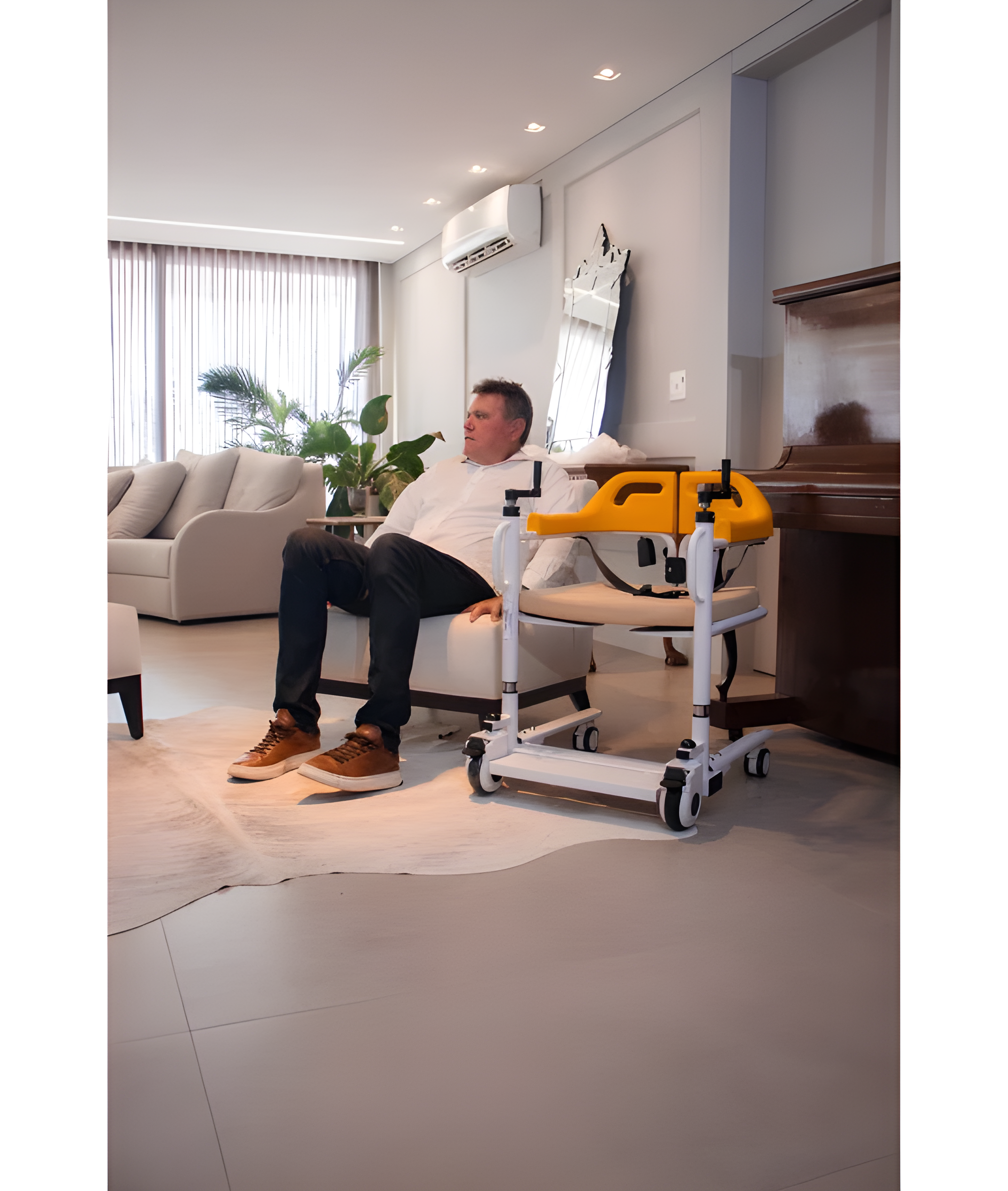 Cadeira de Transferência Multifuncional até 120kg Live Well