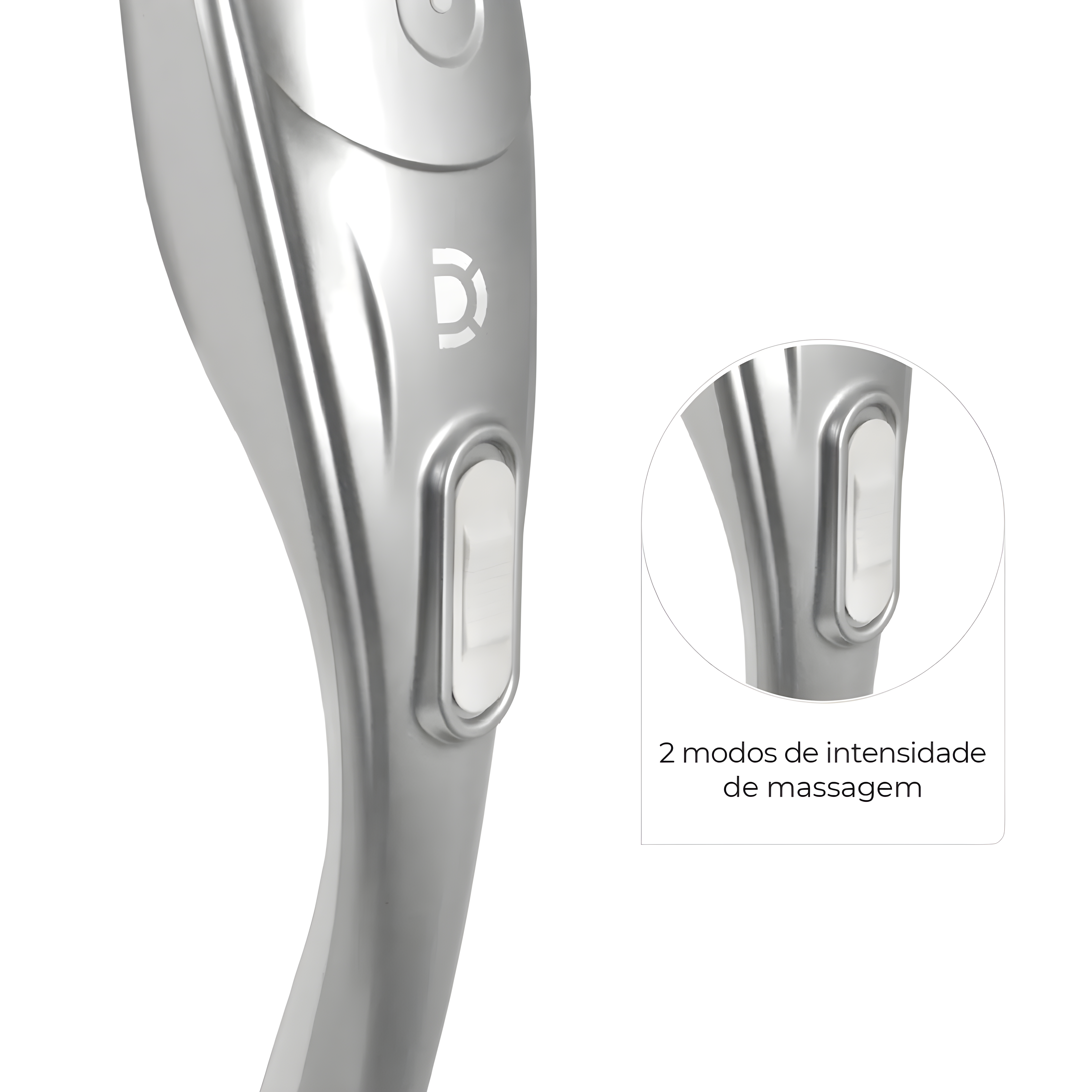 Massageador Corporal Hammer com 5 Discos Massageadores Dellamed + E-book