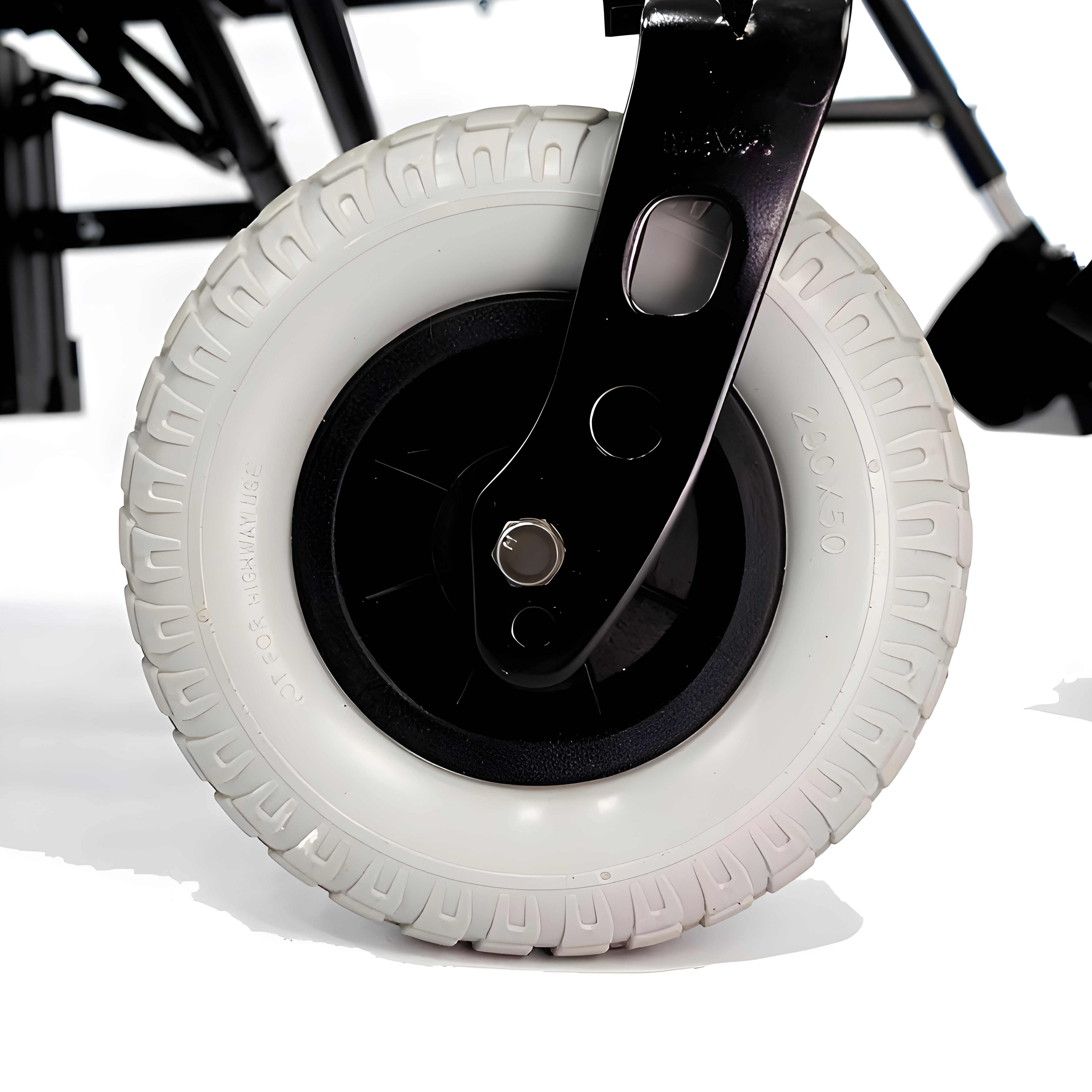 Cadeira de Rodas Motorizada Comfort Elétrica Praxis - com Almofada Acolchoada e Rodas Anti-Furo