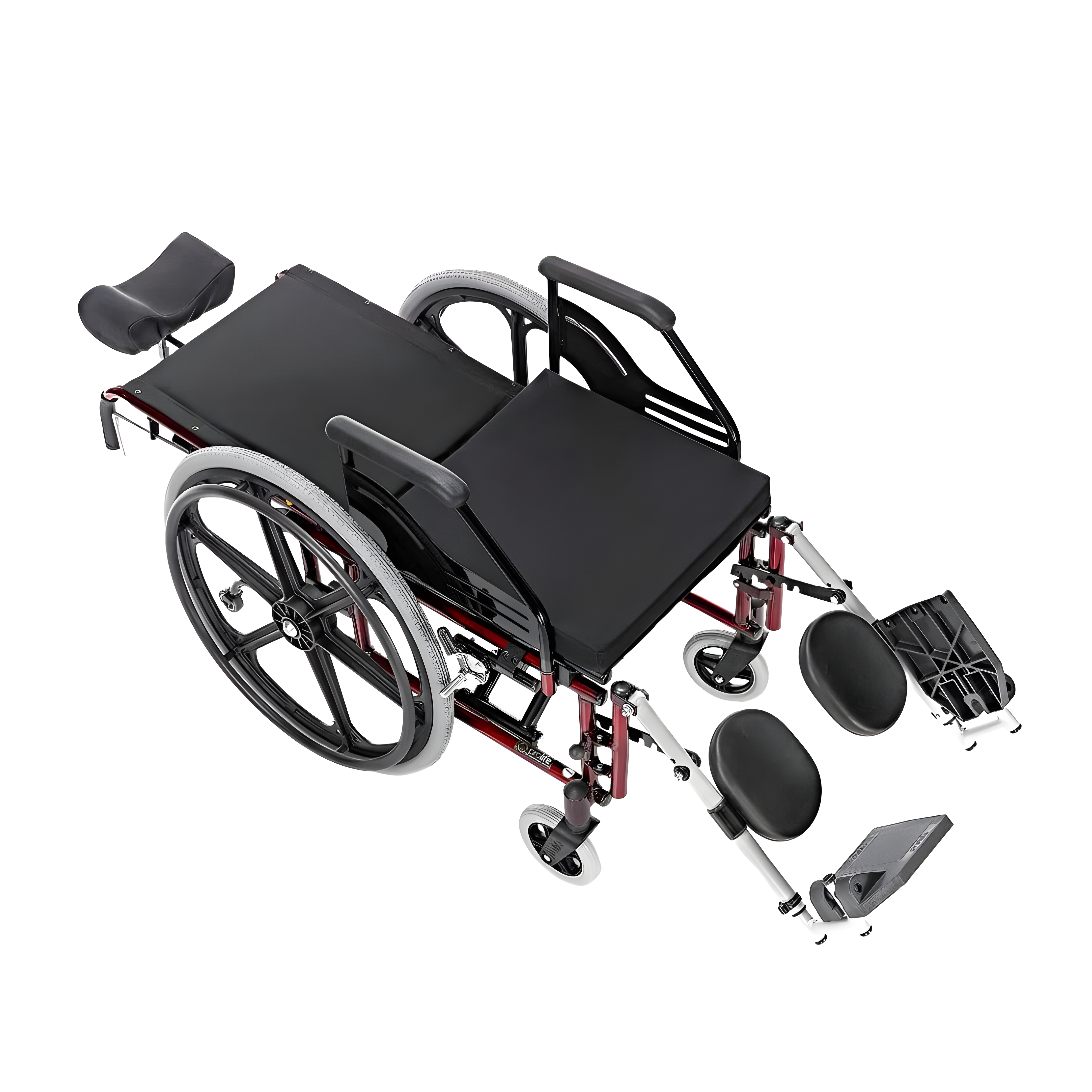 Cadeira de Rodas Reclinável Tetra Prolife Vinho 44cm