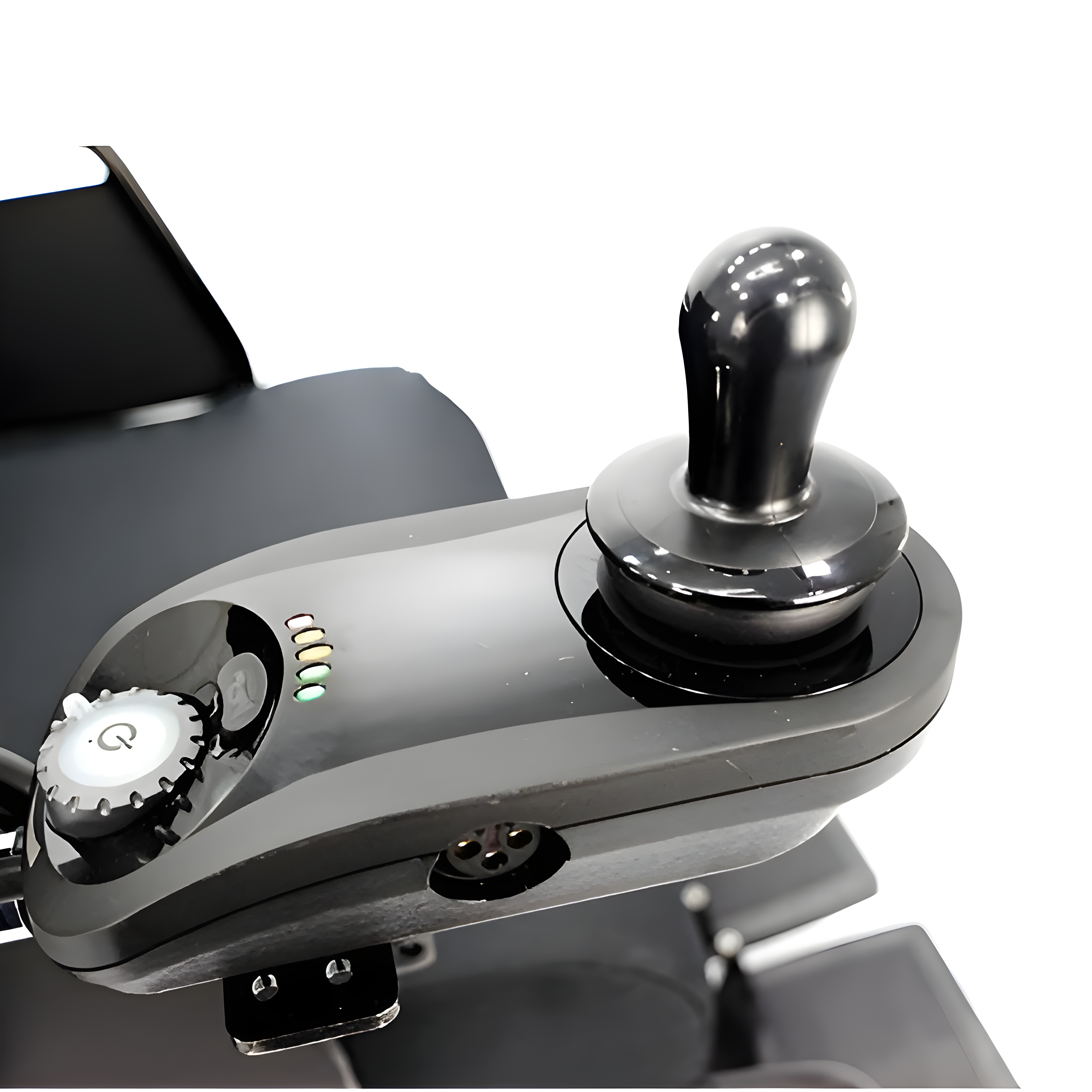 Cadeira de Rodas Motorizada Comfort Elétrica Praxis - com Almofada Acolchoada e Rodas Anti-Furo