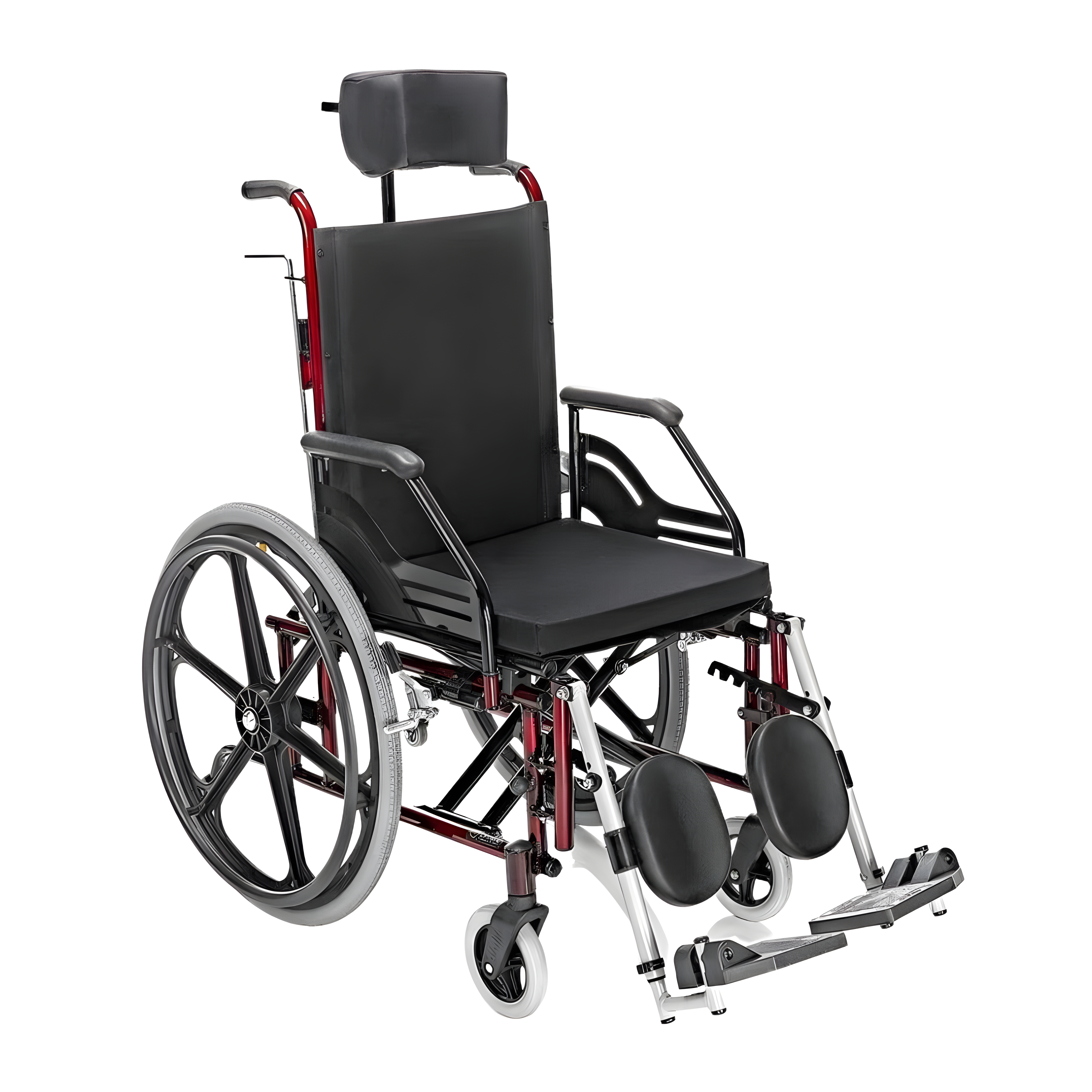Cadeira de Rodas Reclinável Tetra Prolife Vinho 44cm