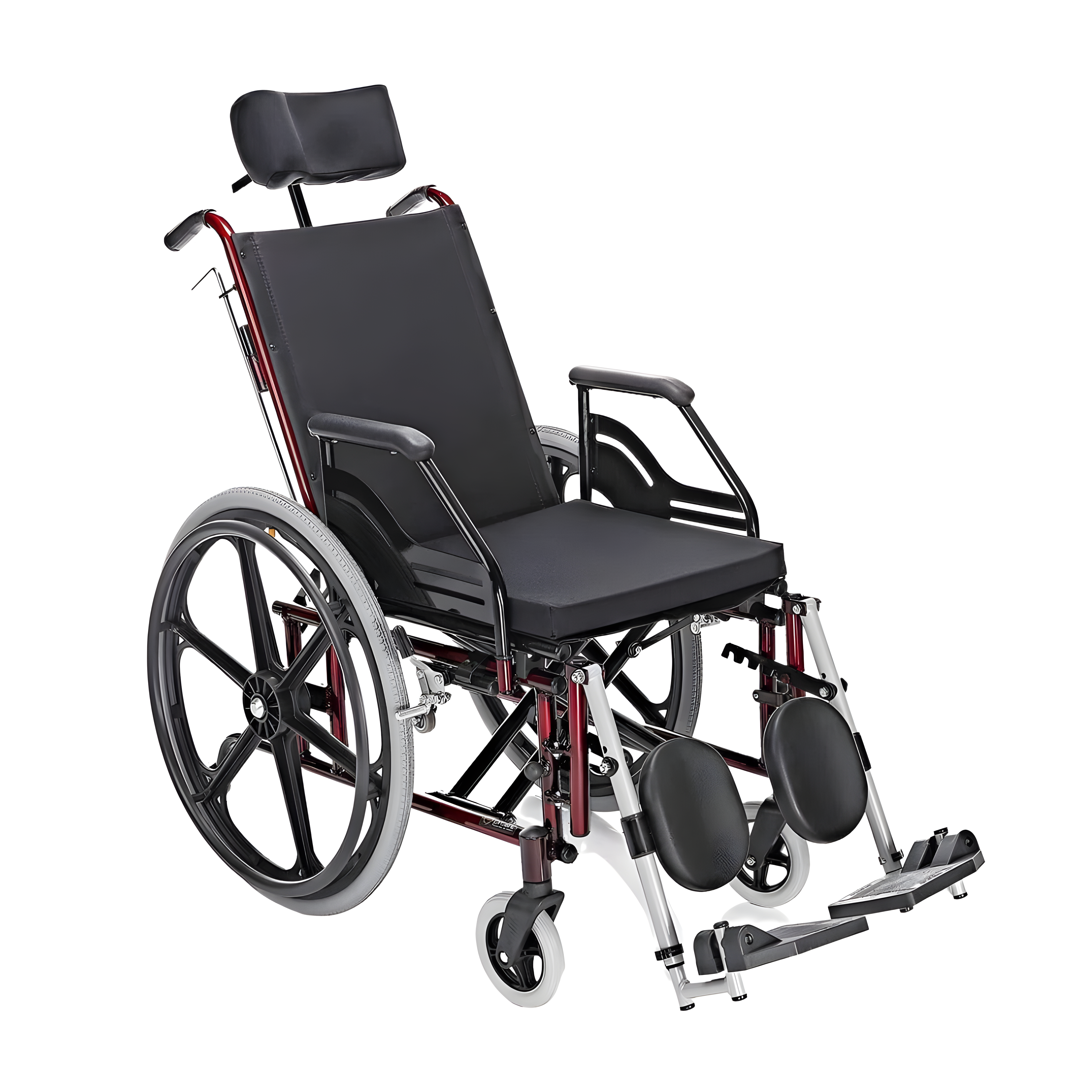 Cadeira de Rodas Reclinável Tetra Prolife Vinho 44cm