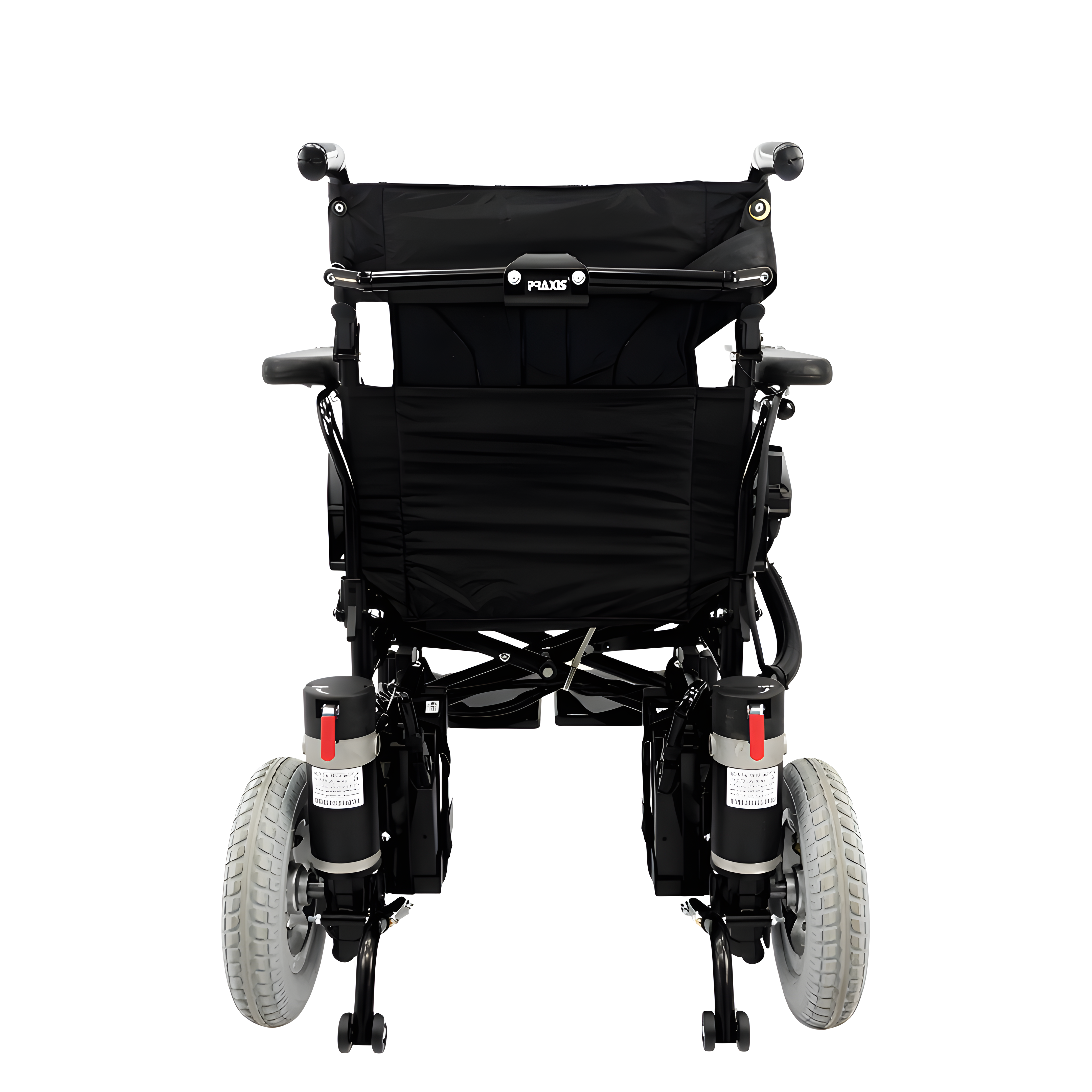 Cadeira de Rodas Motorizada Comfort Elétrica Praxis - com Almofada Acolchoada e Rodas Anti-Furo