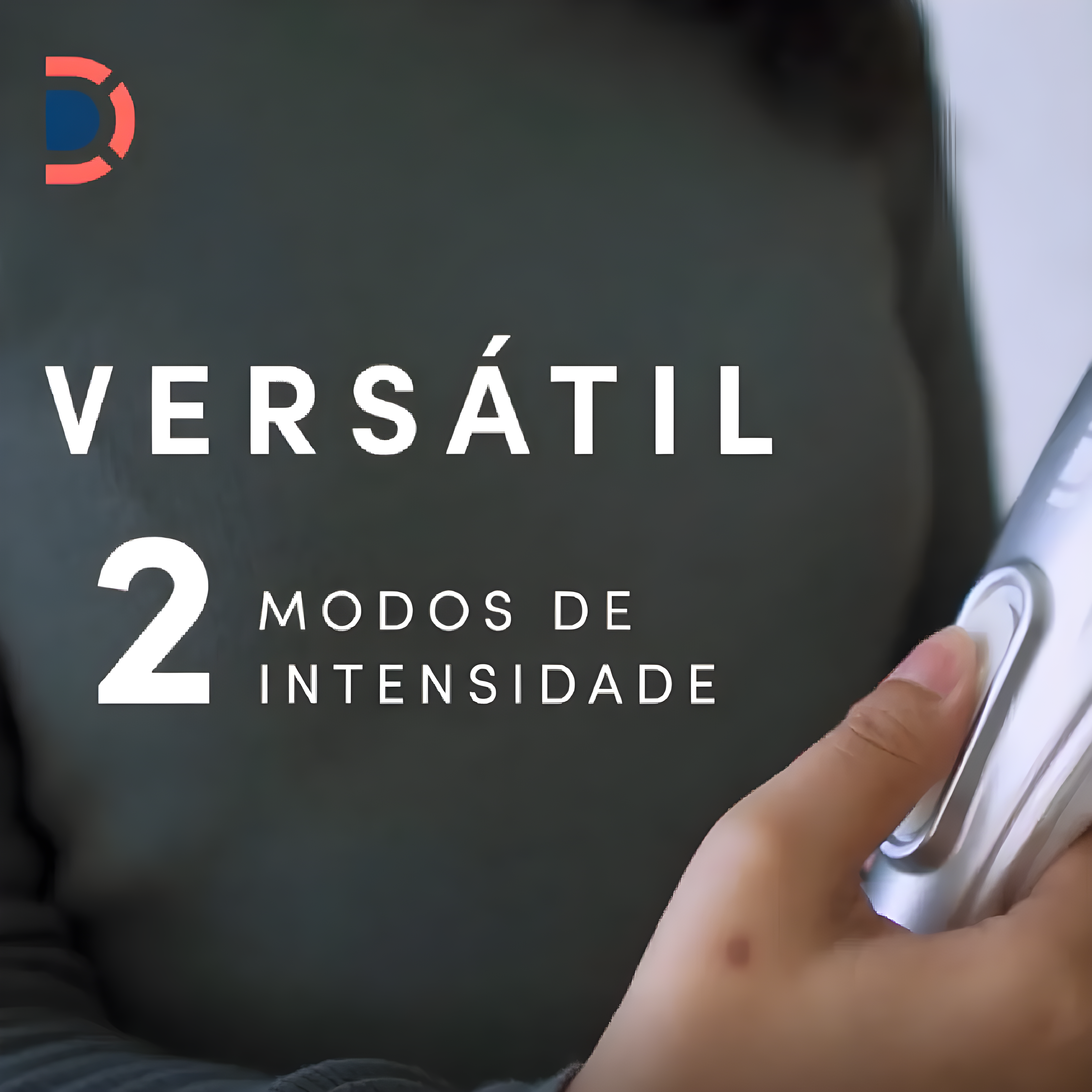 Massageador Corporal Hammer com 5 Discos Massageadores Dellamed + E-book