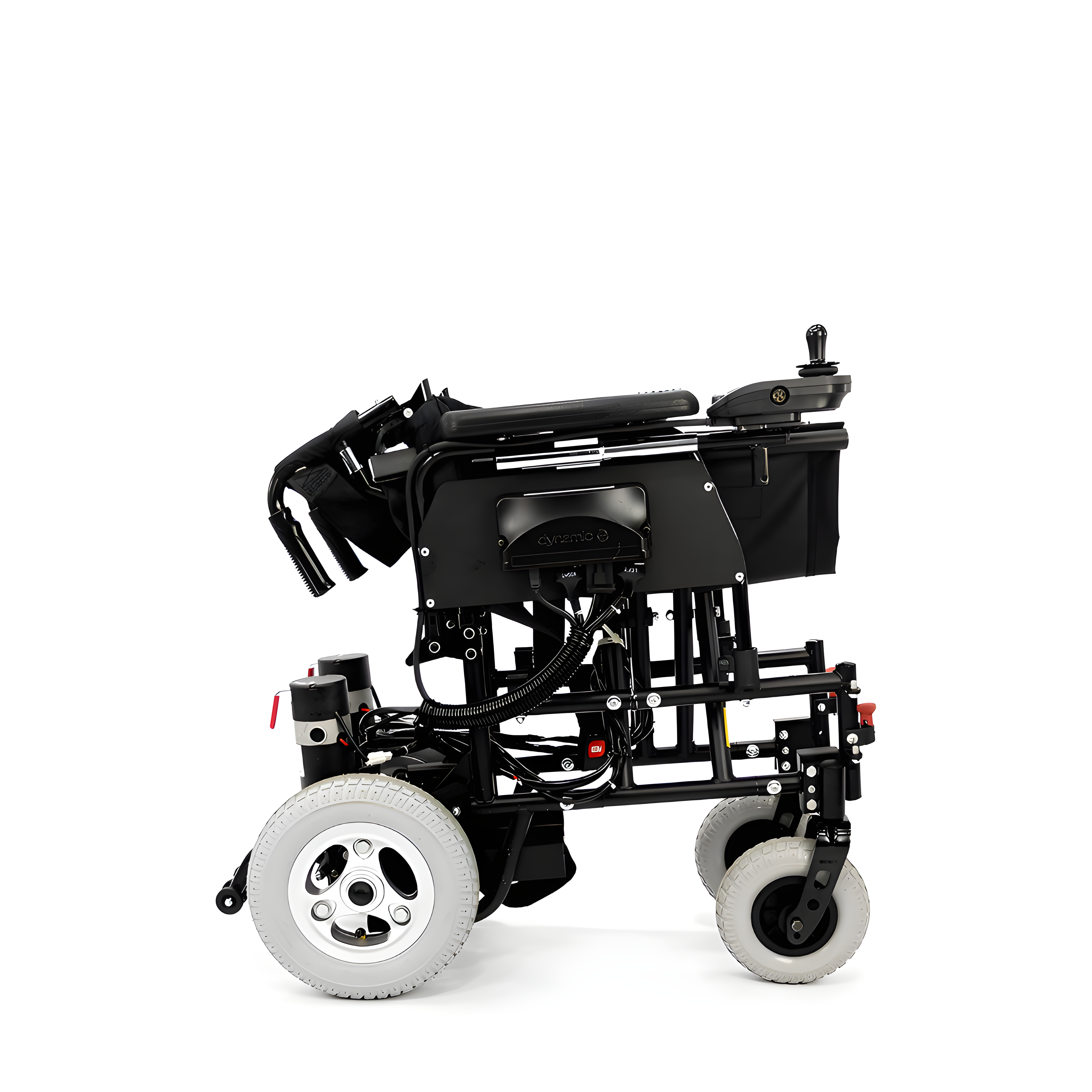 Cadeira de Rodas Motorizada Comfort Elétrica Praxis - com Almofada Acolchoada e Rodas Anti-Furo