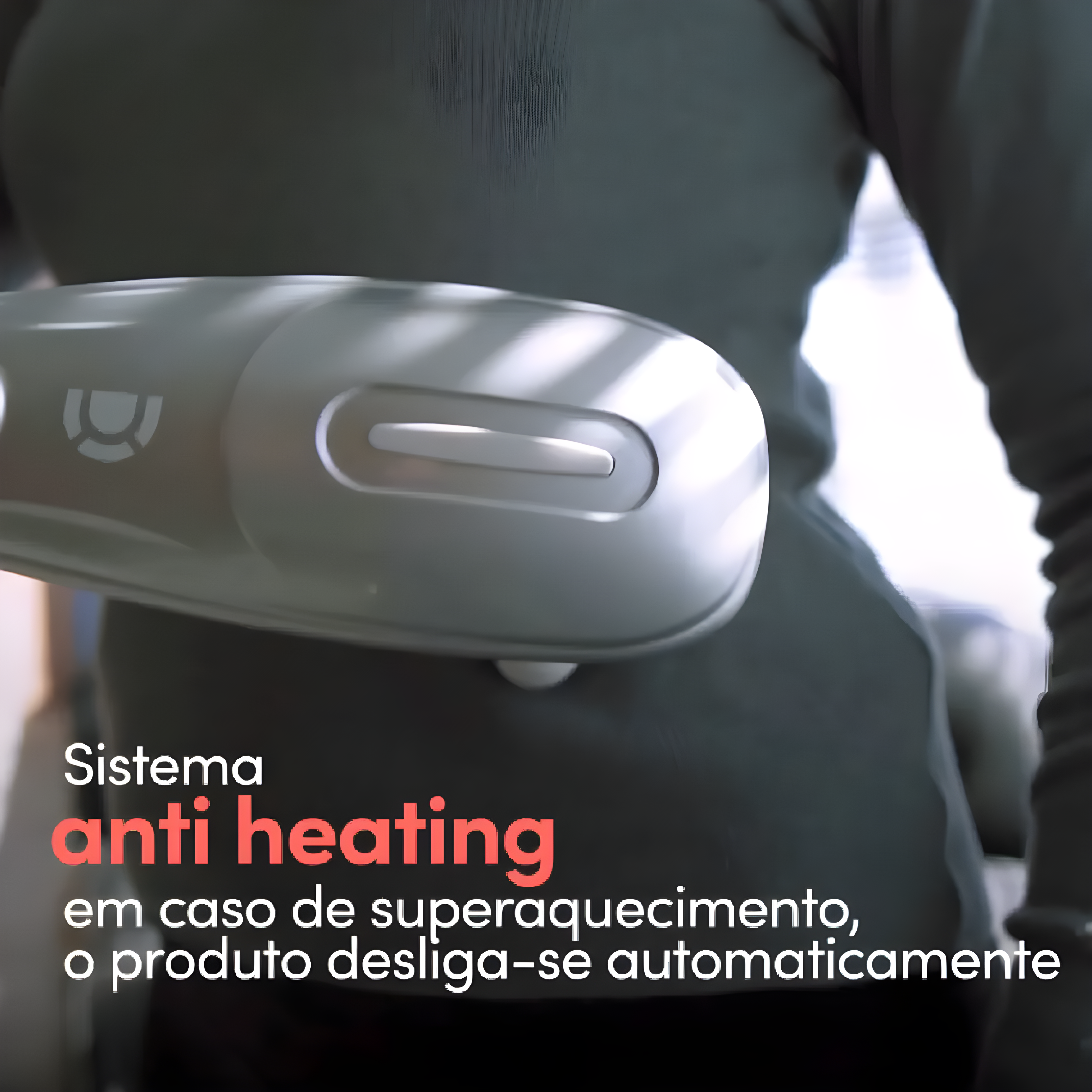 Massageador Corporal Hammer com 5 Discos Massageadores Dellamed + E-book