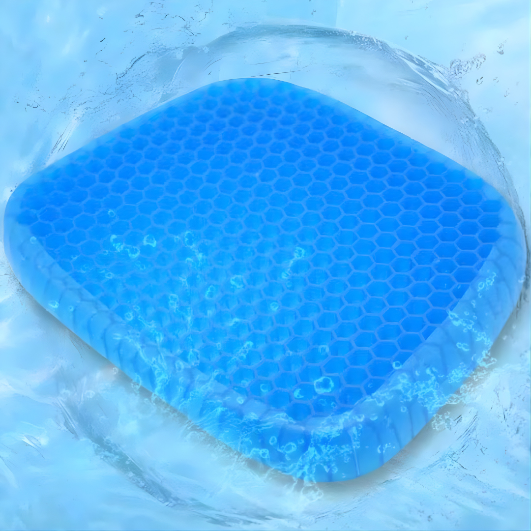 Estrutura em colmeia da almofada ortopédica de gel