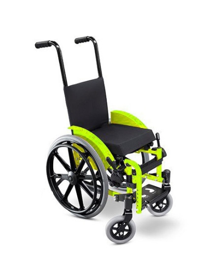 Cadeira de Rodas Infantil Mini K Assento 34cm Verde Oliva Ortobras