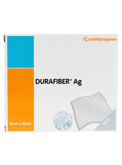 Durafiber AG Curativo de Fibra Geleficante com Prata 10x10cm Smith & Nephew