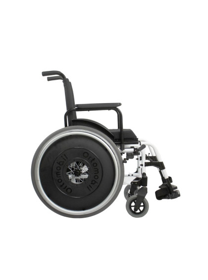 Cadeira de Rodas Dobravel MA3E 50cm Branco Ortomobil