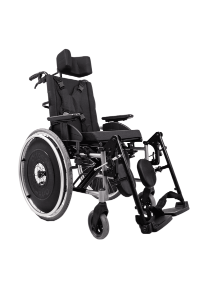 Cadeira de Rodas MA3R Alumínio Reclinável 44cm Ortomobil